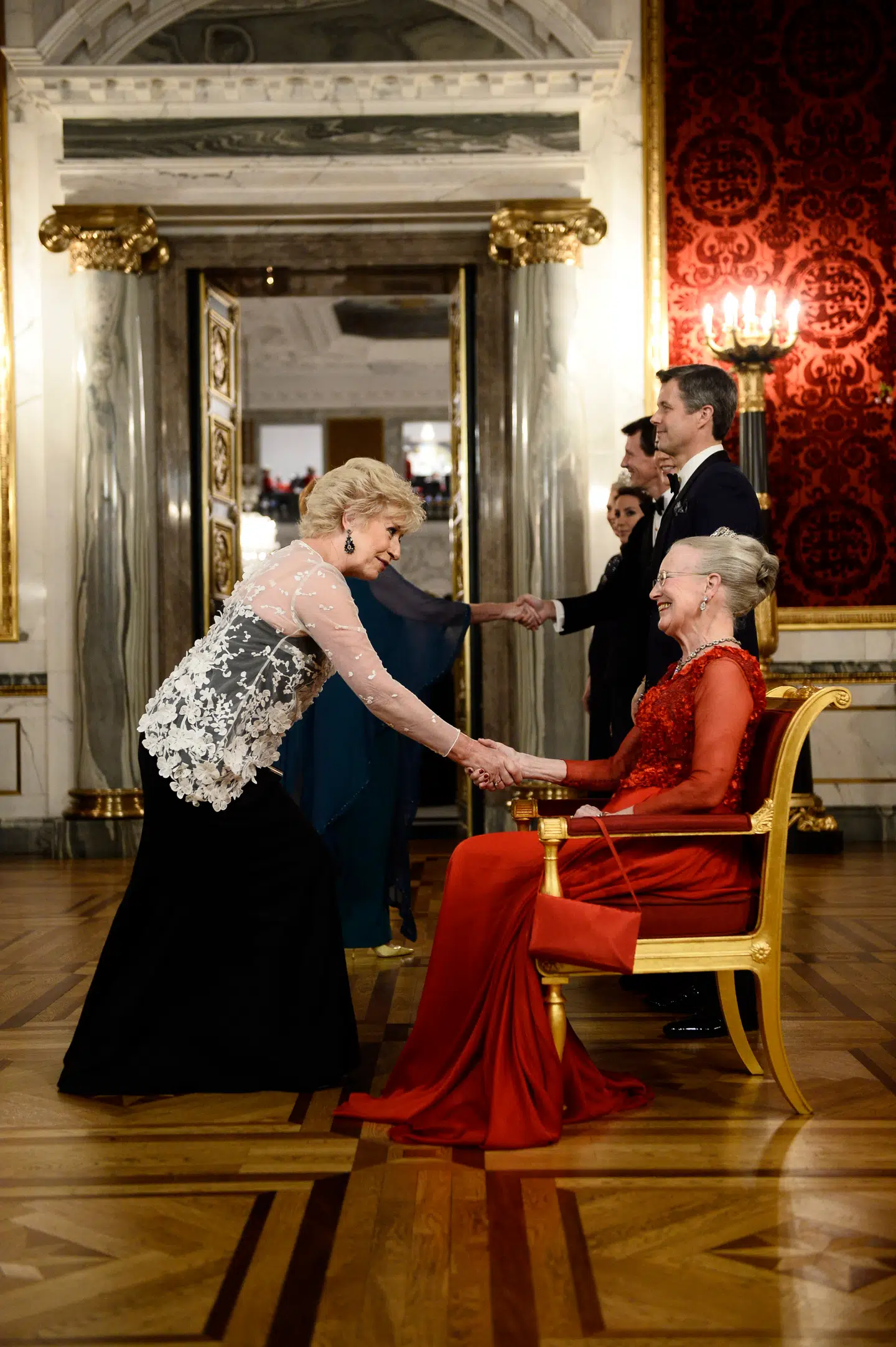 Birthe Kjær til aftenselskab for kunst og kultur den 15. marts 2016.