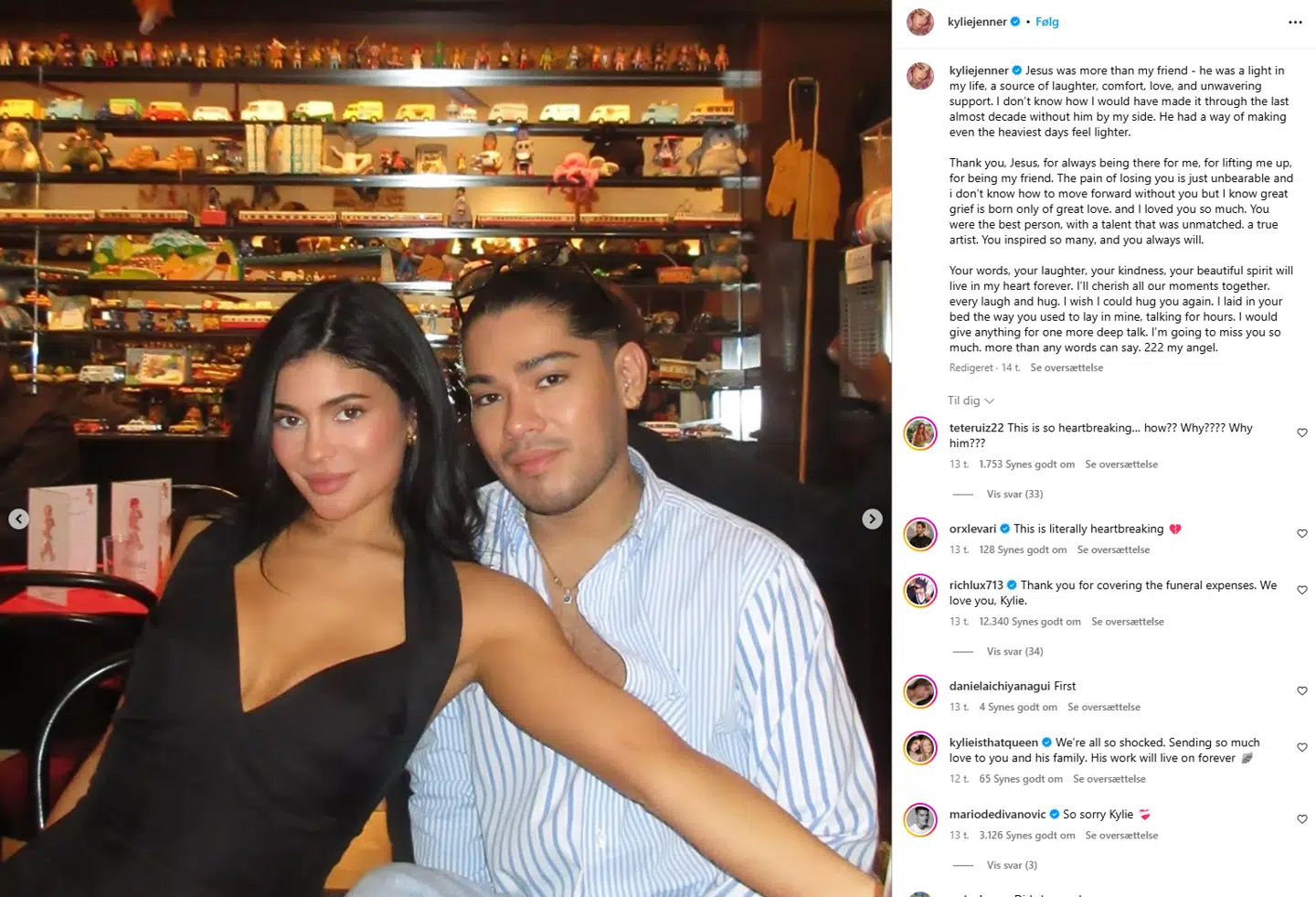 Jesus Guerrero har ikke kun lavet hår for Kylie Jenner. Ifølge kendisstjernens opslag skulle de to have været nære venner.