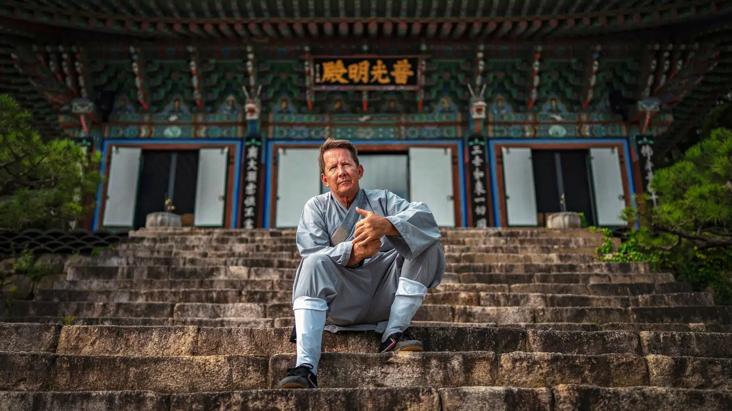 Thomas Bo Larsen i 'Shaolin'.