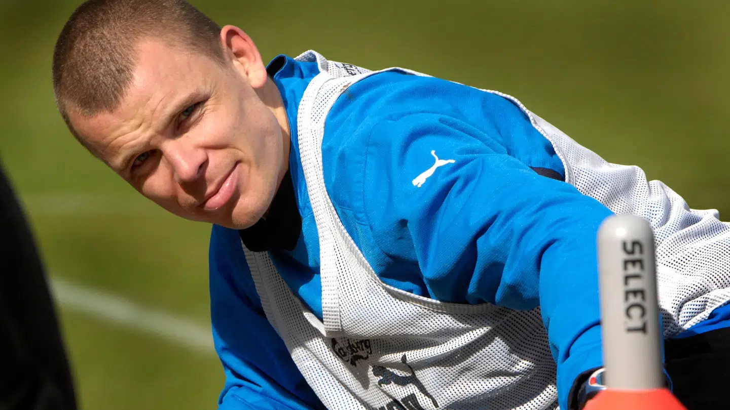 Esben Hansen var i sin tid som aktiv en hård midtbanespiller - blandt andet for OB.