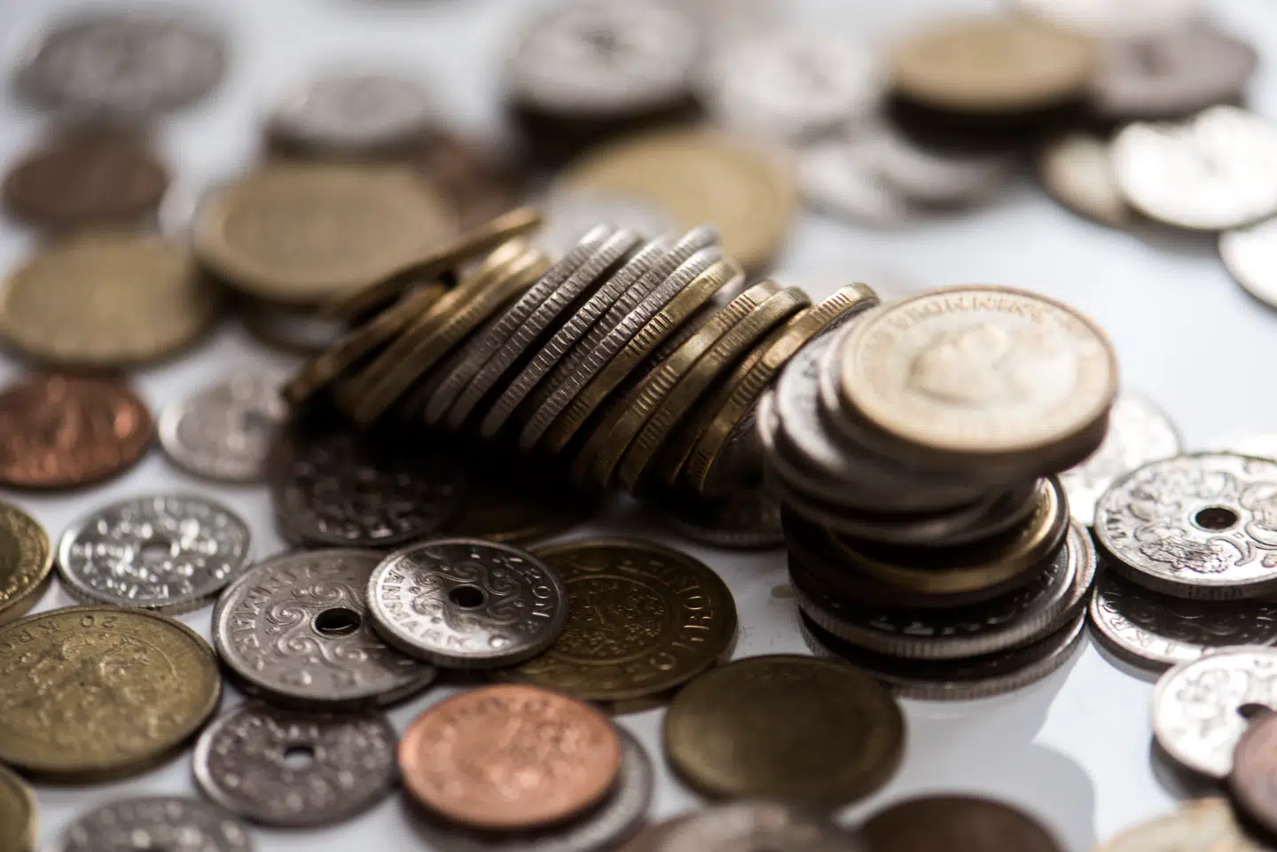 Penge, mønter og sedler, torsdag den 5. marts 2020.