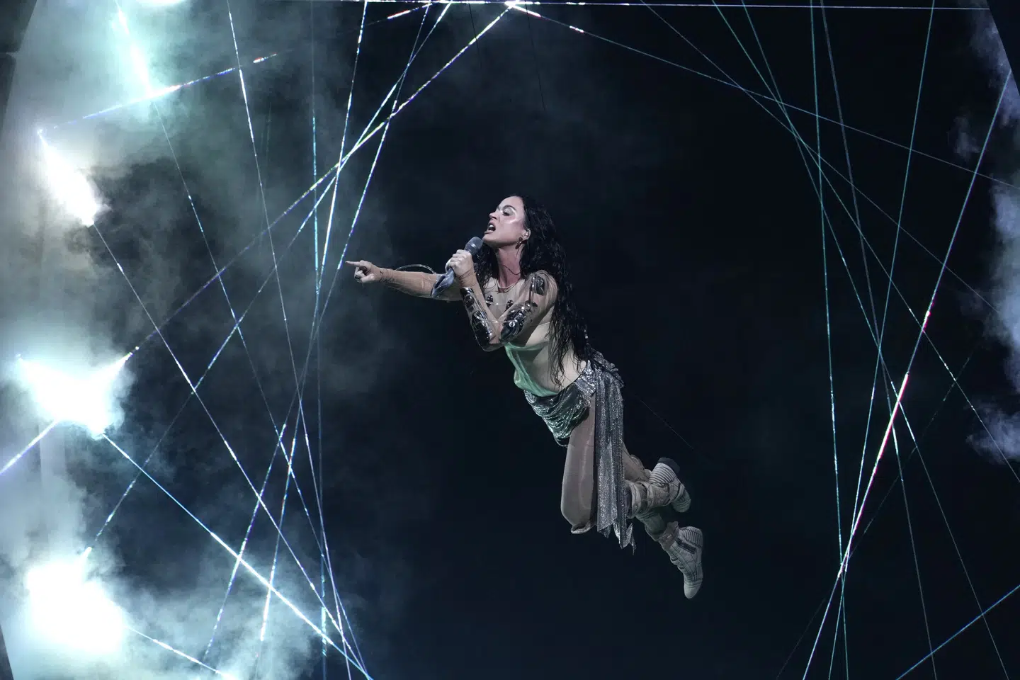 Til foråret rejser Katy Perry på rumrejse. (Arkivfoto).