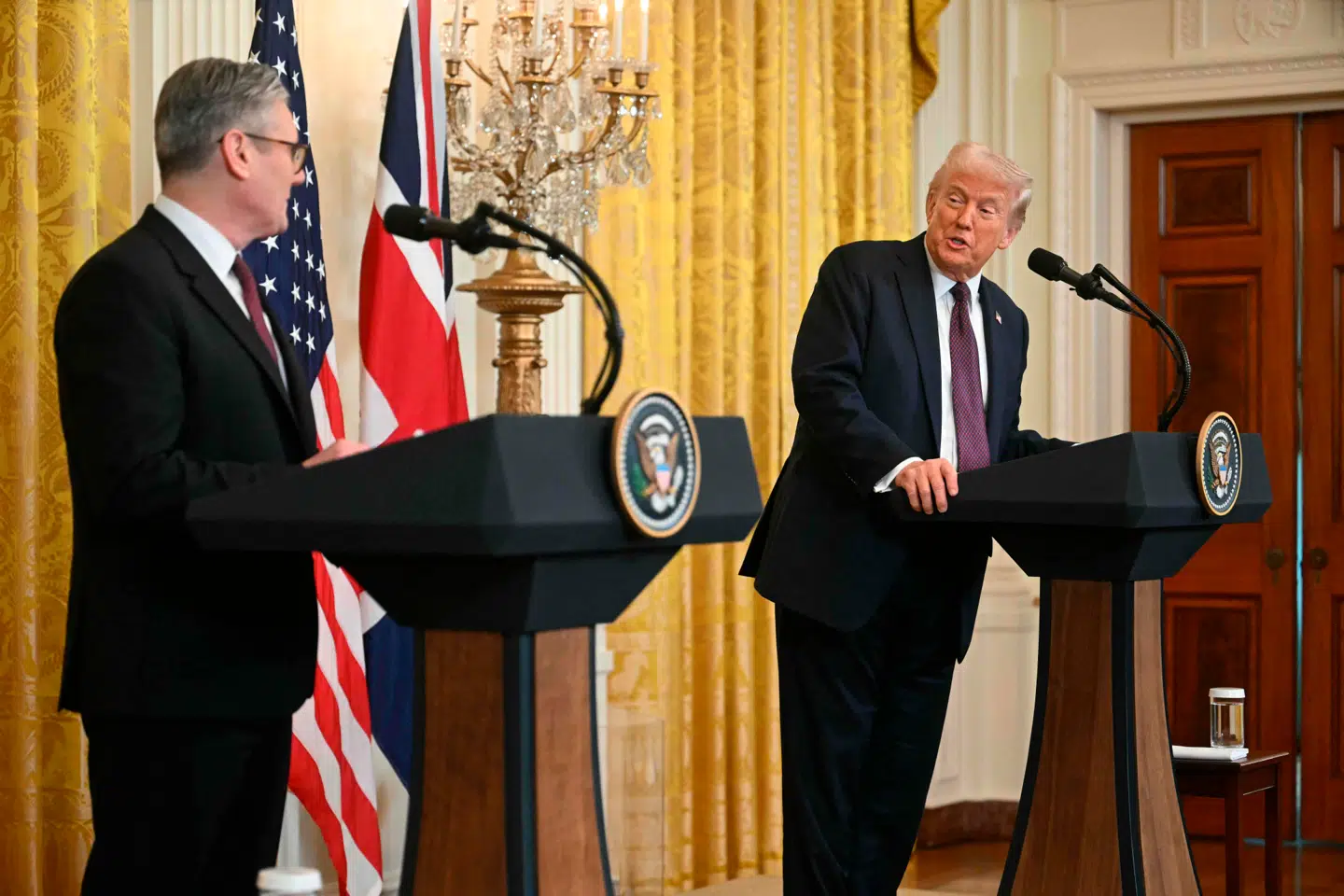 Storbritanniens premierminister, Keir Starmer, var torsdag på besøg i Det Hvide Hus. Fredag er det Volodomyr Zelenskyjs tur.