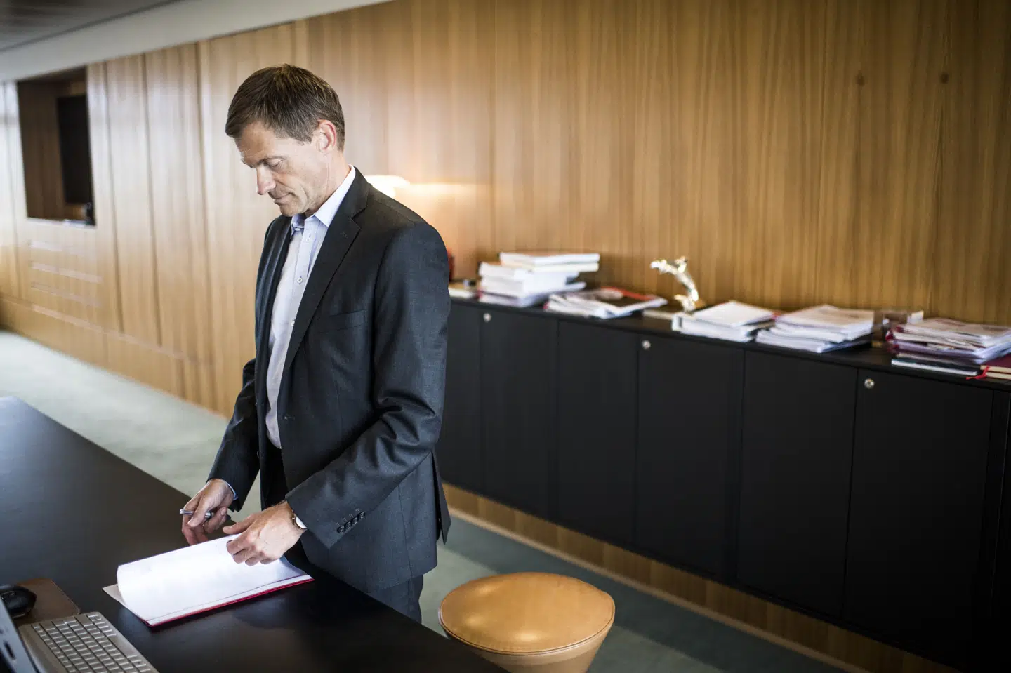 Topchef i Danfoss Kim Fausing har set koncernens omsætning falde for første gang siden 2020. (Arkivfoto).