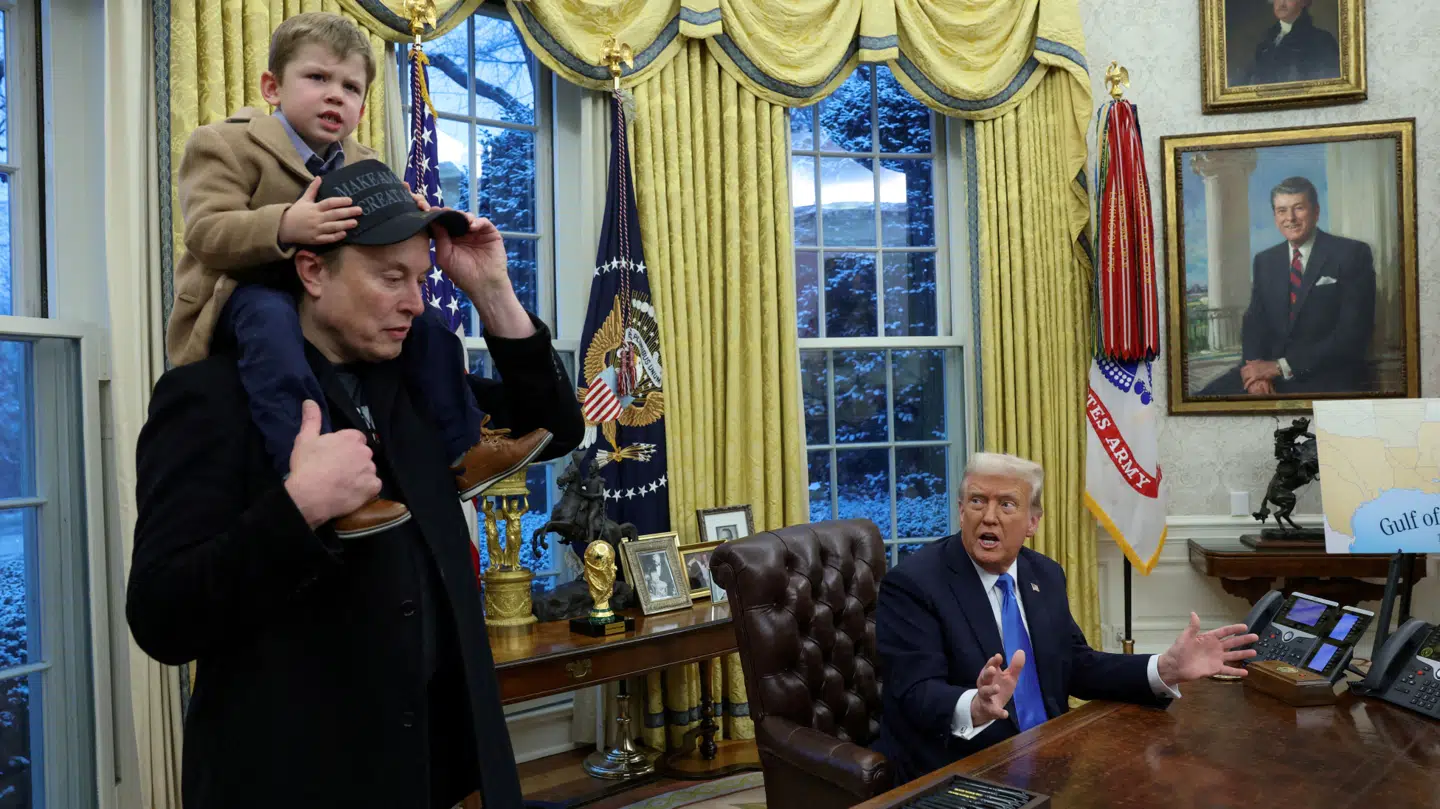 Tesla-milliardæren Elon Musk havde for nylig en anden søn med i det Ovale Værelse i Det Hvide Hus.