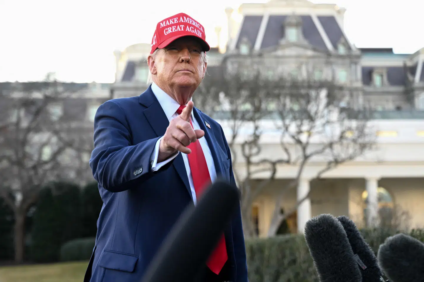 USA's præsident, Donald Trump, mener, at engelsk som officielt sprog vil samle landet. (Arkivfoto).