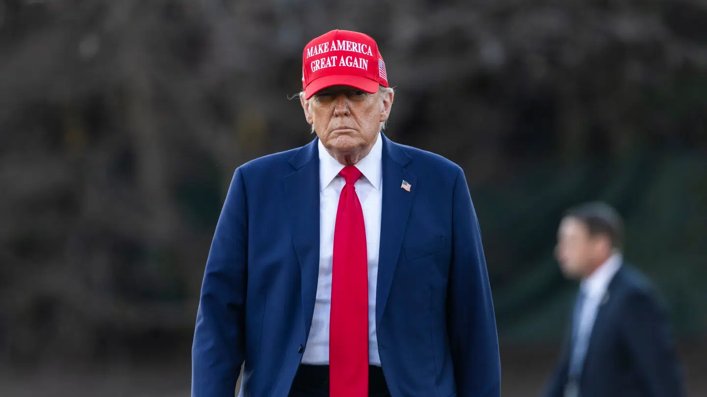 Her er USAs præsident Donald Trump.