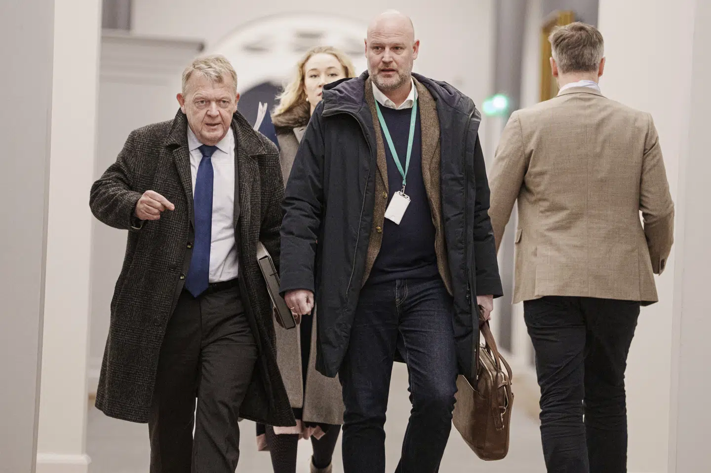 Udenrigsminister Lars Løkke Rasmussen (M) åbner op for, at Danmark kan være med til at sende fredsbevarende styrker til Ukraine, hvis det bliver aktuelt. (Arkivfoto).