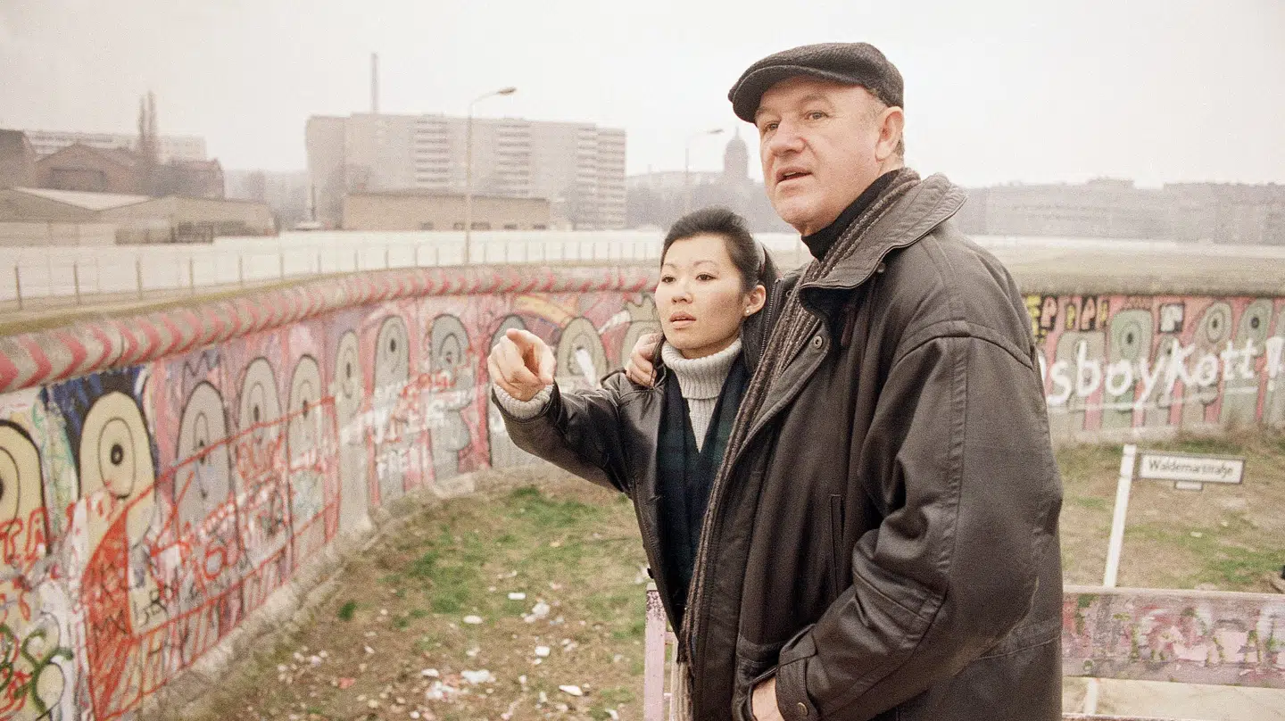 Hollywoodstjernen Gene Hackman og hans kone Betsy Arakawa i Berlin 1989.
