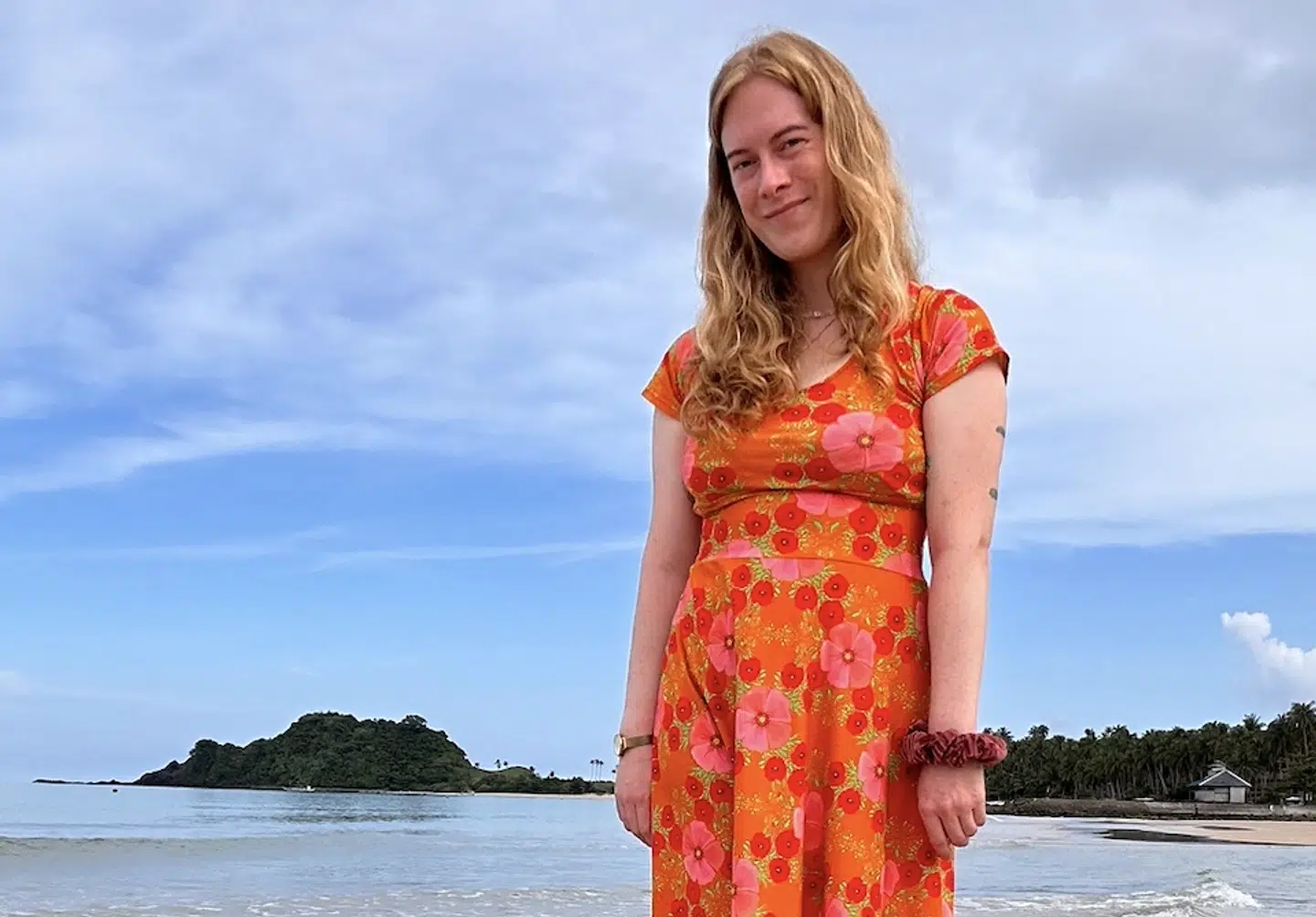 Da Trine Rytter var mest syg med både stress og angst, kunne hun kun forestille sig at sidde på en strand langt væk – hvor hun ikke skulle forholde sig til andet end sig selv.