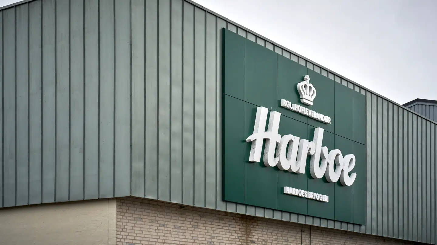 Harboe Bryggeri ved havnen i Skælskør.