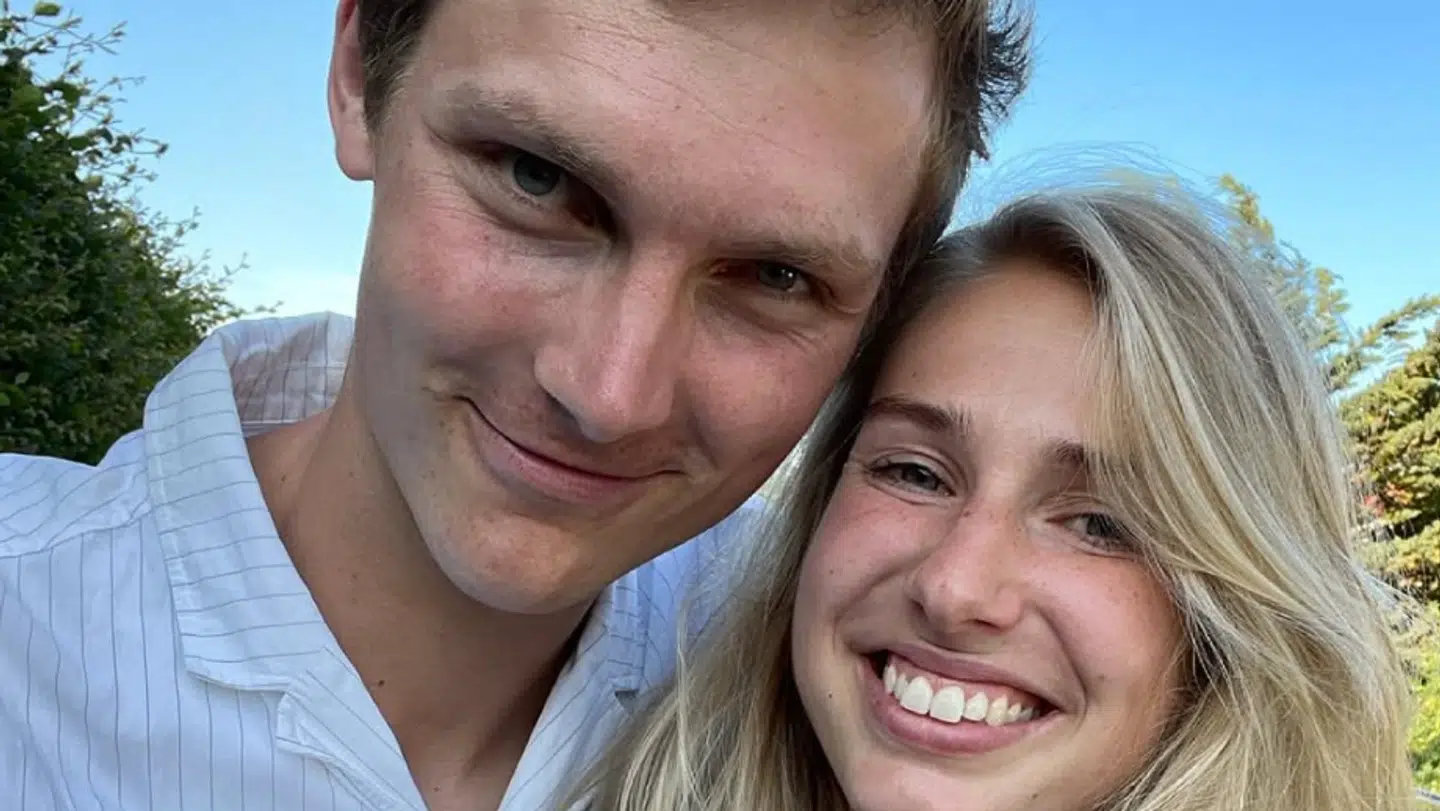 Viktor Axelsen og hustruen, Natalia Rohde.