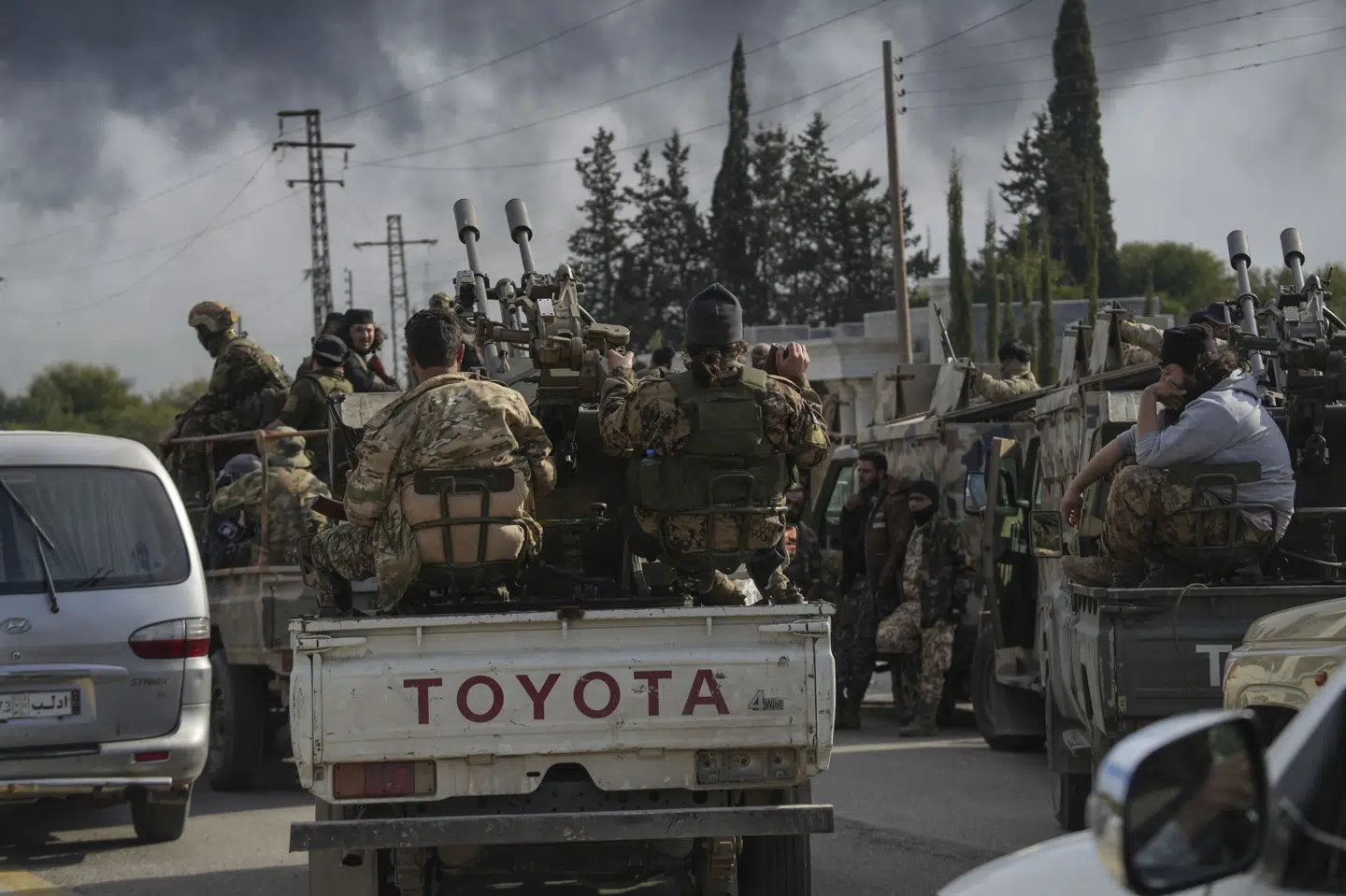 Det har været en vanskelig opgave at genoprette sikkerheden i landet, der har været plaget af krig og konflikt i årevis. Billedet er fra fredag.