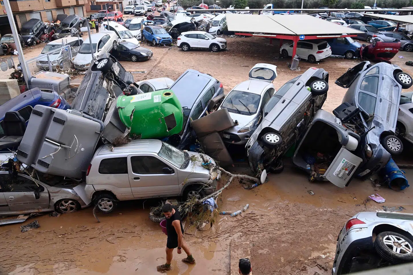 I Valencia-regionen mistede 224 mennesker livet under de dødelige oversvømmelser sidste år. (Arkivfoto).