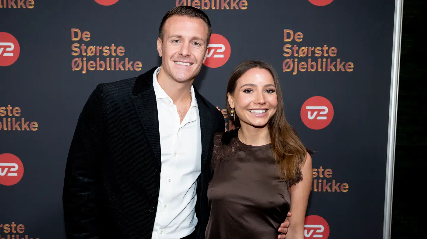 TV 2-showet 'De største øjeblikke' i Operaen i København. Andreas Holm og Lissa Paustian. Onsdag den 11. december 2024.