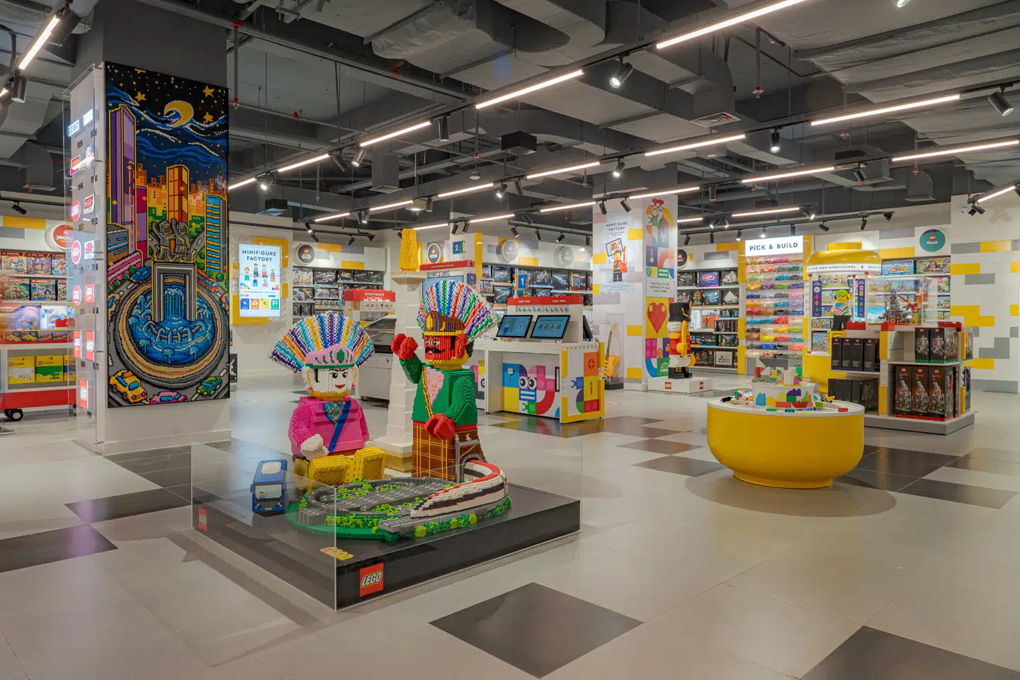 Lego har egne butikker over hele verden. Her i den indonesiske hovedstad, Jakarta.