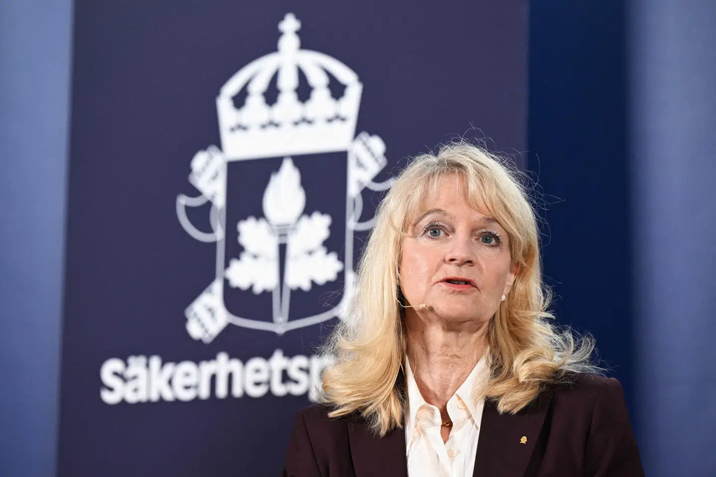 Terrortruslen mod Sverige vurderes fortsat at ligge på et højt niveau. Men trusselsbilledet er blevet mere mangefacetteret, siger Säpo-chef Charlotte von Essen tirsdag på et pressemøde.