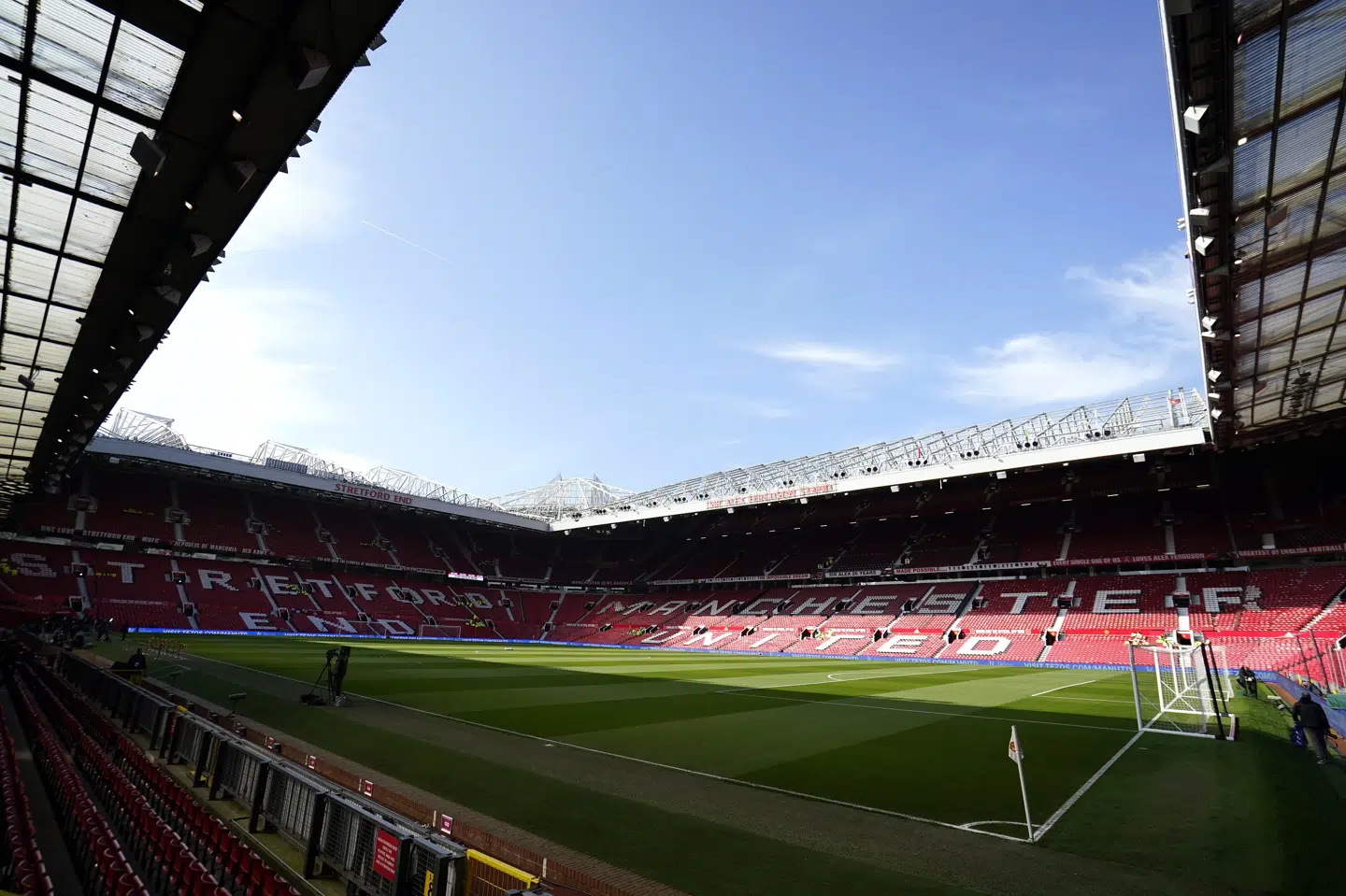 Manchester United har i 115 år haft hjemmebane på Old Trafford. (Arkivfoto).