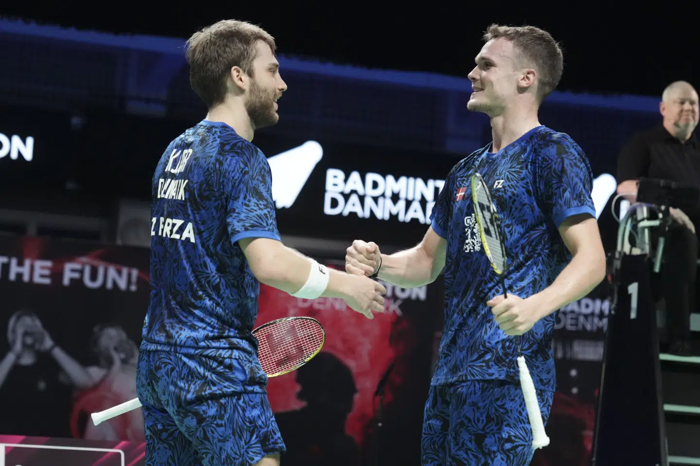 Frederik Søgaard og Rasmus Kjær leverede en pæn overraskelse, da parret i første runde ved All England sendte eksverdensmestrene Aaron Chia og Wooi Yik Soh ud. (Arkivfoto).