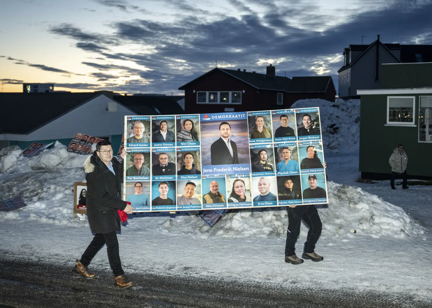 Valgets store vinder blev det socialliberale Demokraatit, der får ti mandater, hvilket er syv mere end ved valget i 2021. Foto: Mads Claus Rasmussen