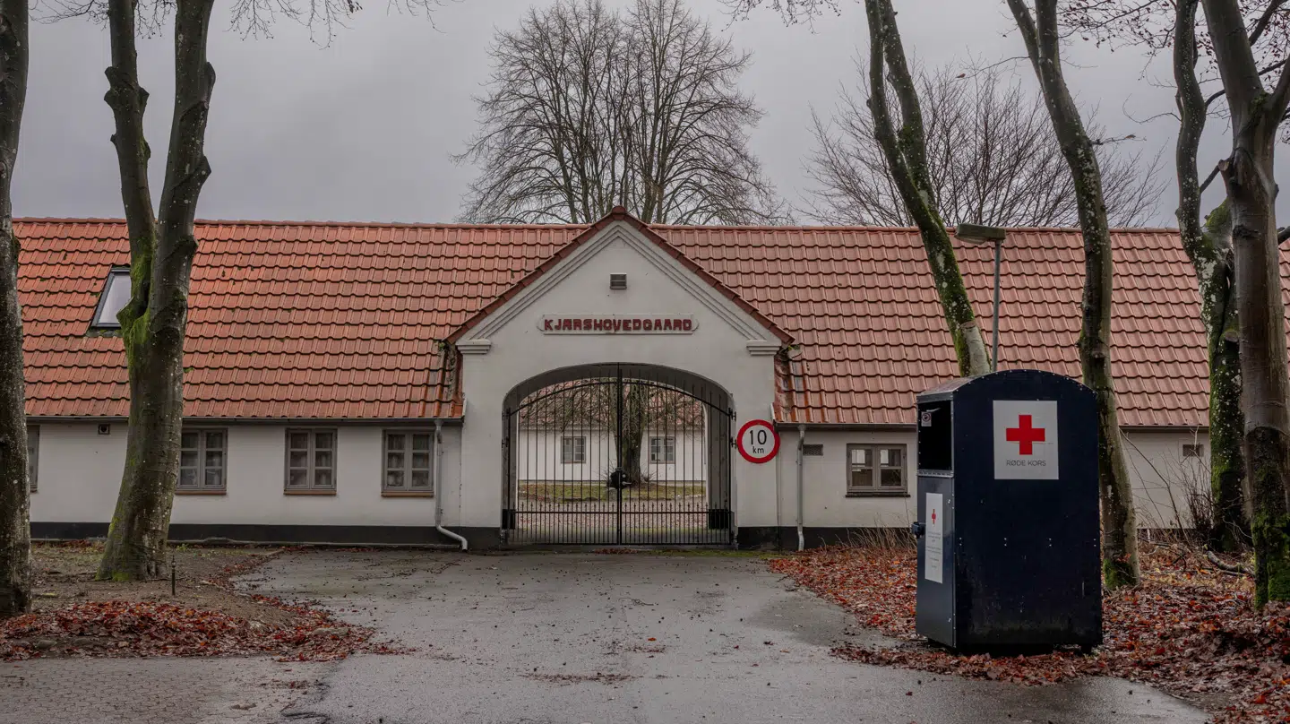 Det tidligere åbne fængsel Kærshovedgård blev lavet om til et udrejsecenter i 2016. det tidligere åbne fængsel Kærshovedgård blev lavet om til et udrejsecenter.
