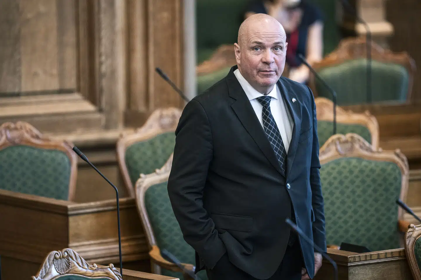 Folketingets formand, Søren Gade (V), ses her i Folketingssalen i maj 2024. Han har længe været fortaler for, at Folketinget skulle have færre faste udvalg, og det har han nu fået opbakning fra partierne til at gennemføre. (Arkivfoto).