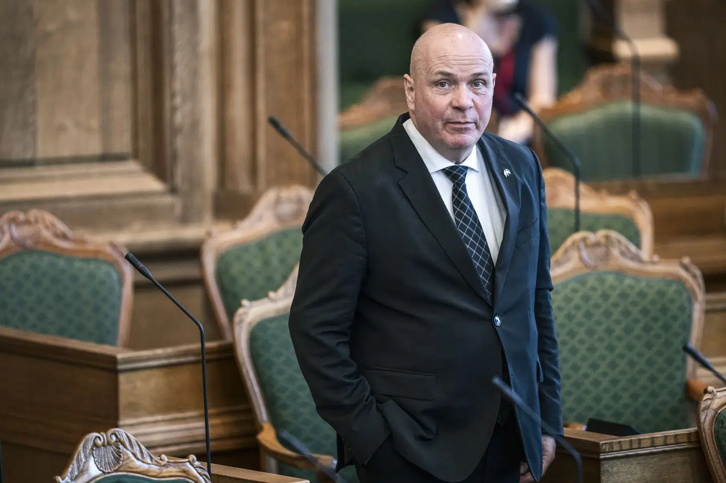 Folketingets formand, Søren Gade (V), ses her i Folketingssalen i maj 2024. Han har længe været fortaler for, at Folketinget skulle have færre faste udvalg, og det har han nu fået opbakning fra partierne til at gennemføre. (Arkivfoto).