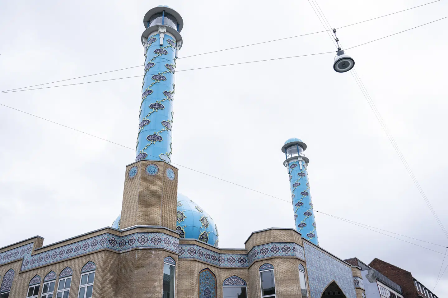 Imam Ali Moskeen i Nordvest i København har ifølge minister modtaget "store beløb" fra britisk organisation, der nu er røget på en forbudsliste. (Arkivfoto).