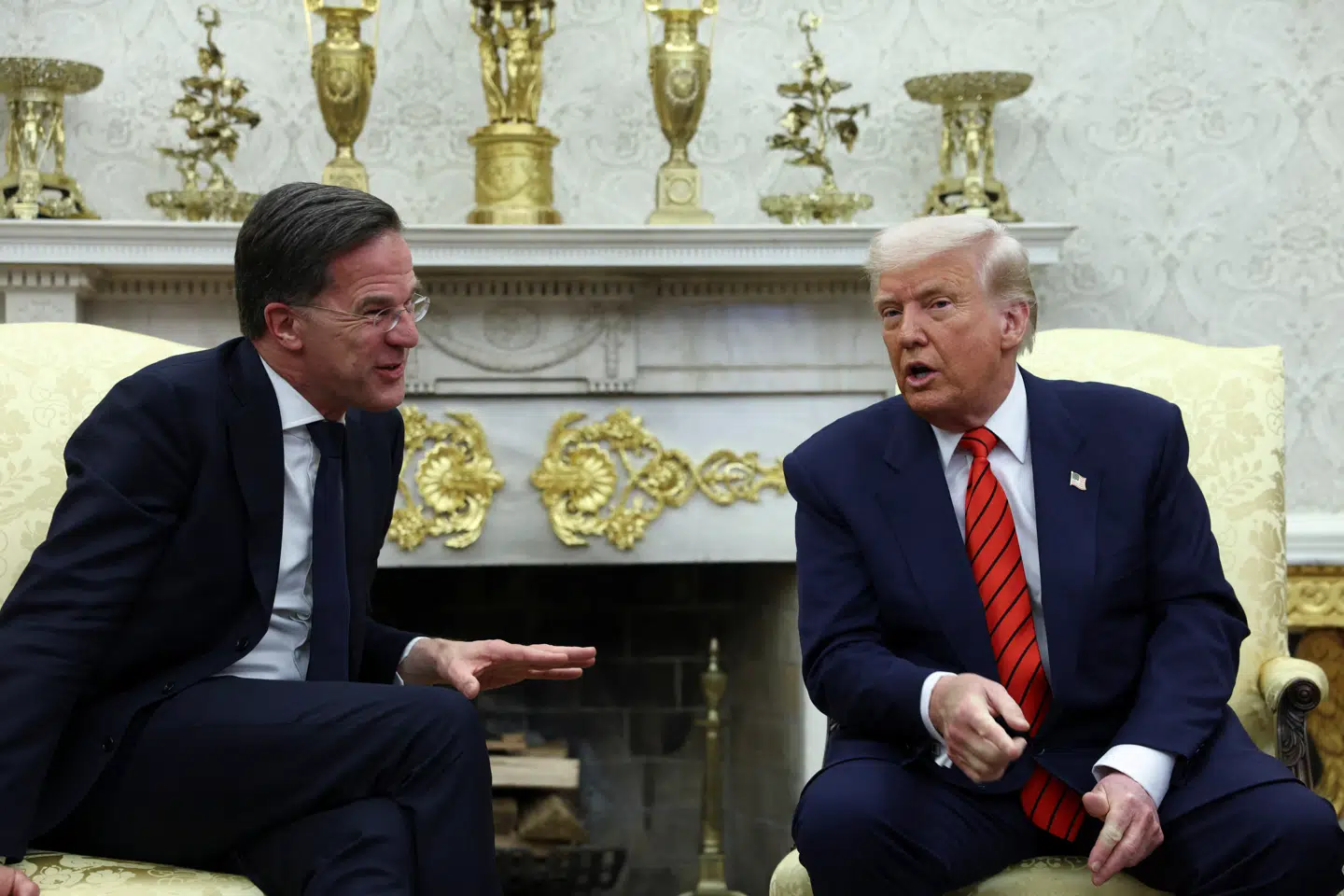 Trumps kommentar om Grønland faldt under et fælles pressemøde med NATO-generalsekretær Mark Rutte.