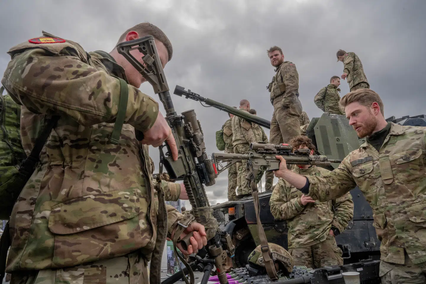 Karrieredag for de værnepligtige på Flyvestation Skrydstrup.