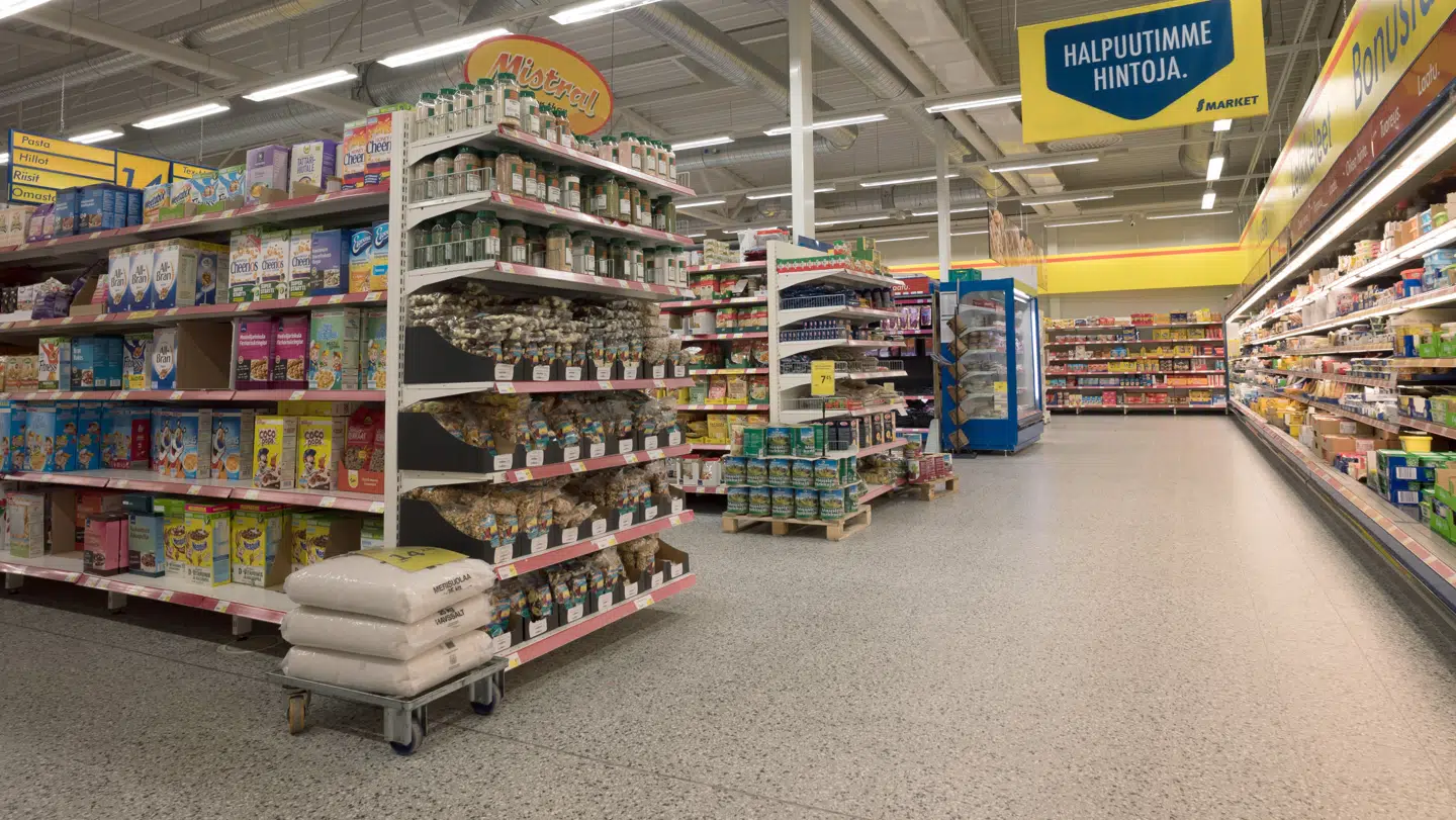 Arkivfoto. En lang række finske supermarkeder bliver udstyret til at kunne fungere i krisetider.