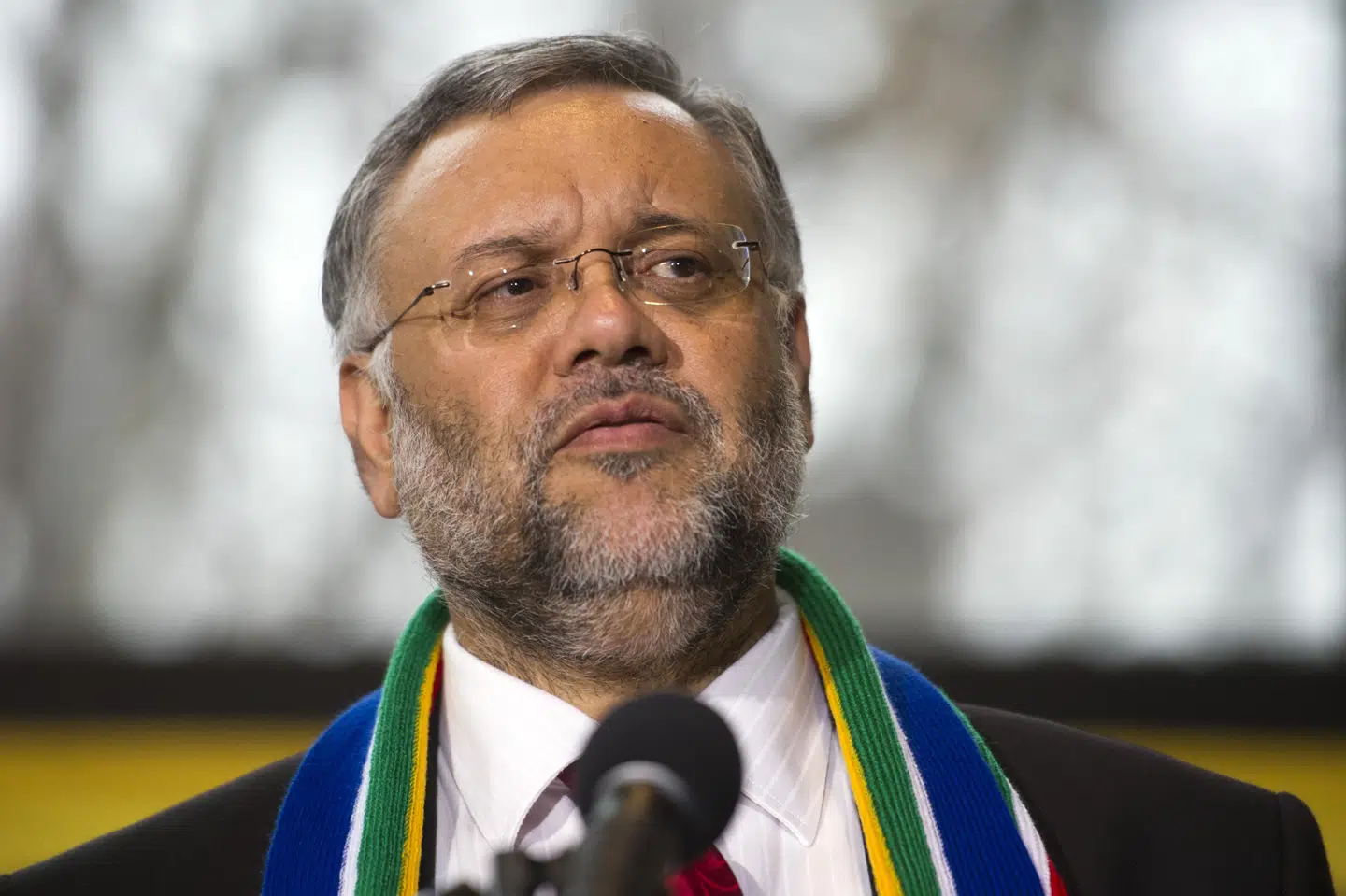 Ebrahim Rasool, Sydafrikas ambassadør i USA, er ikke velkommen i USA, lyder det fra den amerikanske udenrigsminister. (Arkivfoto).