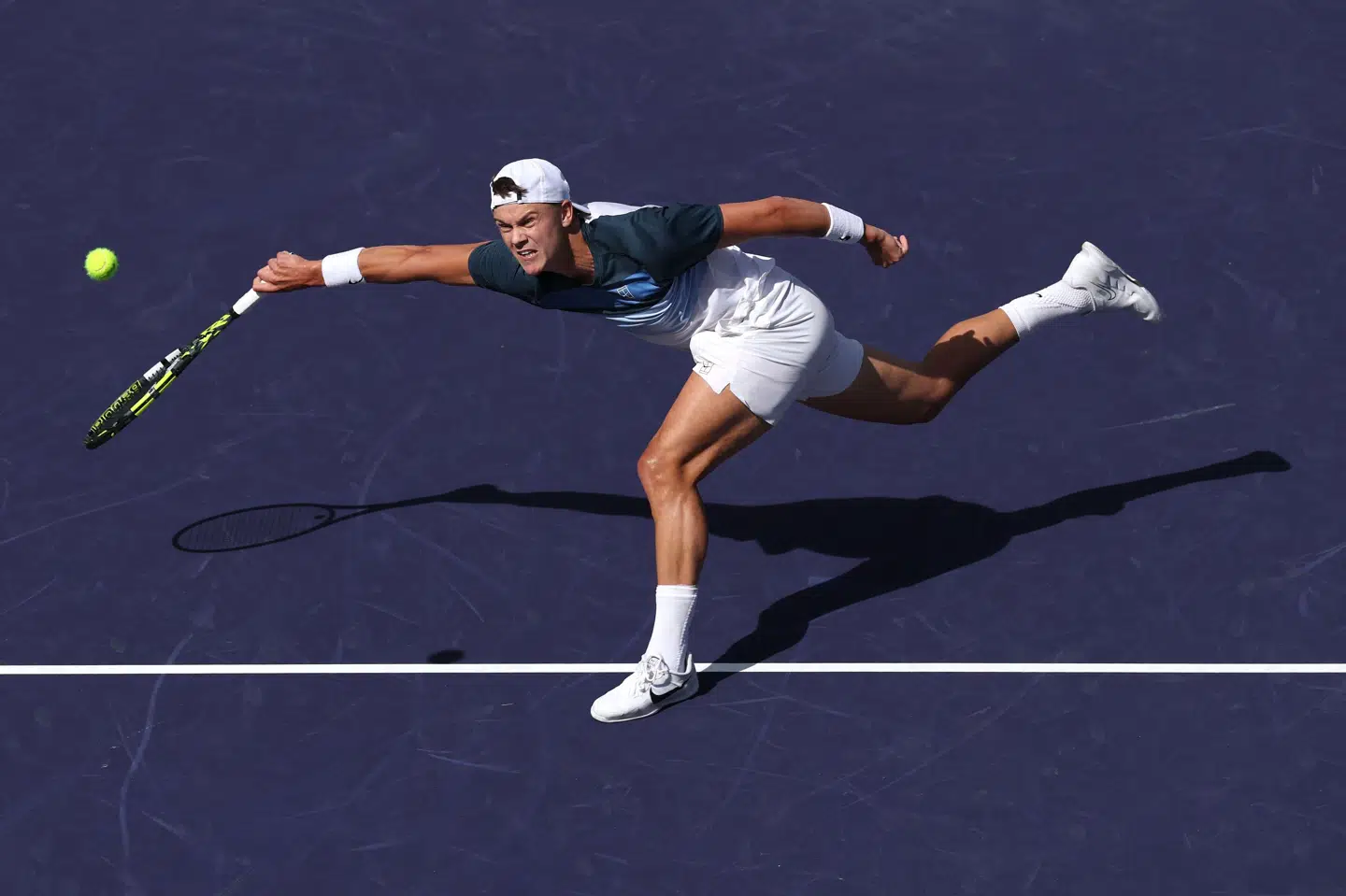 Holger Rune kunne intet stille op mod briten Jack Draper i Indian Wells-finalen.