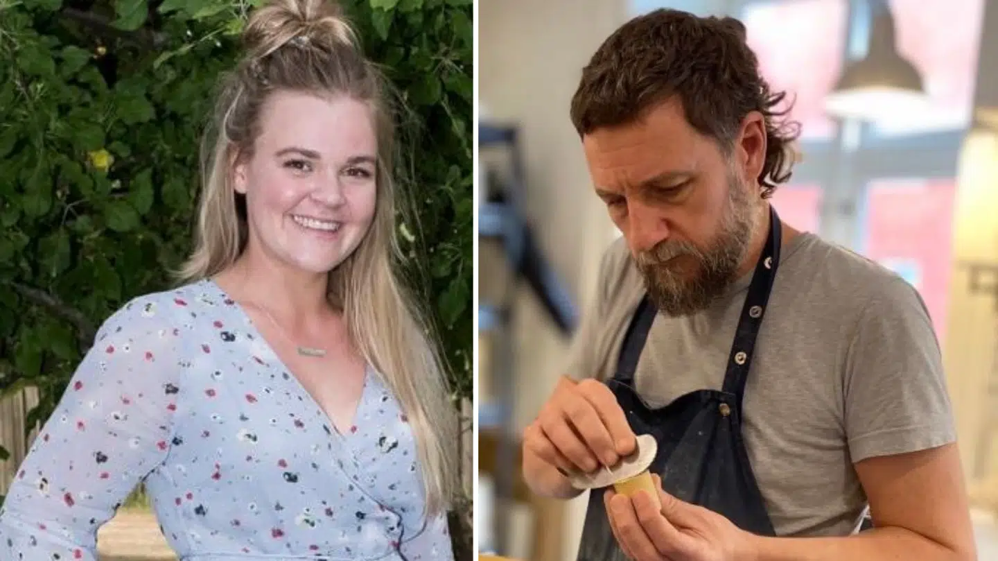 Influencer og iværksætter Liv Martine bliver anklaget af keramiker Lars Rank for at have været for kraftigt inspireret af hans You Little Teapot-serie. Fotos: Lars Rank / Privat & Ritzau Scanpix