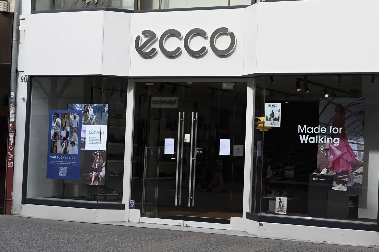 Ecco har butikker i det meste af verden. Her er det en skoforretning i tyske Köln. (Arkivfoto).