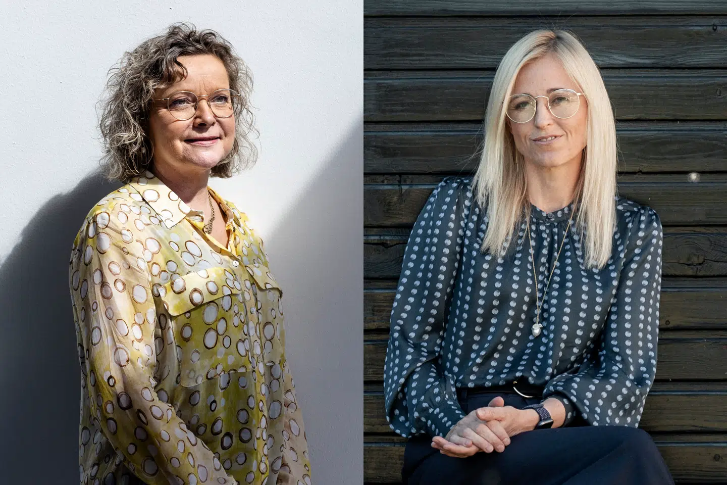 Privatøkonom Bettina Brask fra Jyske Bank (tv.) og boligøkonom Lise Nytoft Bergmann fra Nordea Kredit er klar ved tasterne og besvarer spørgsmål mandag formiddag.