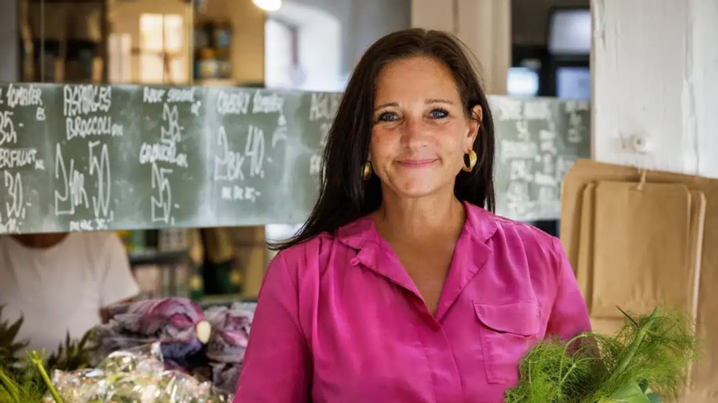 Her ses Heidi Boye under en kampagne for Aarstidernes nye strategi.