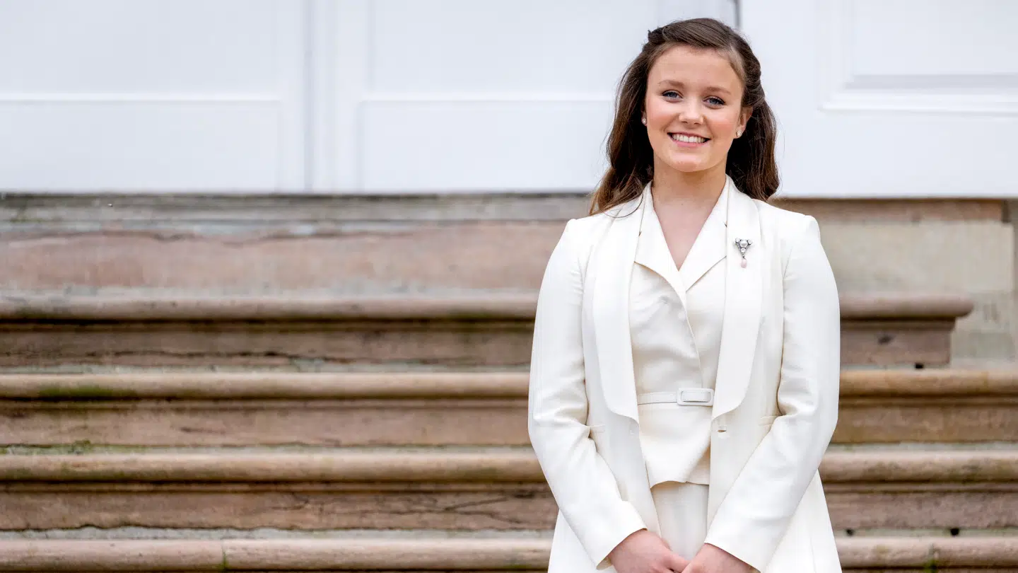 Prinsesse Isabella da hun blev konfirmeret i Fredensborg Slotskirke lørdag d. 30. april 2022.