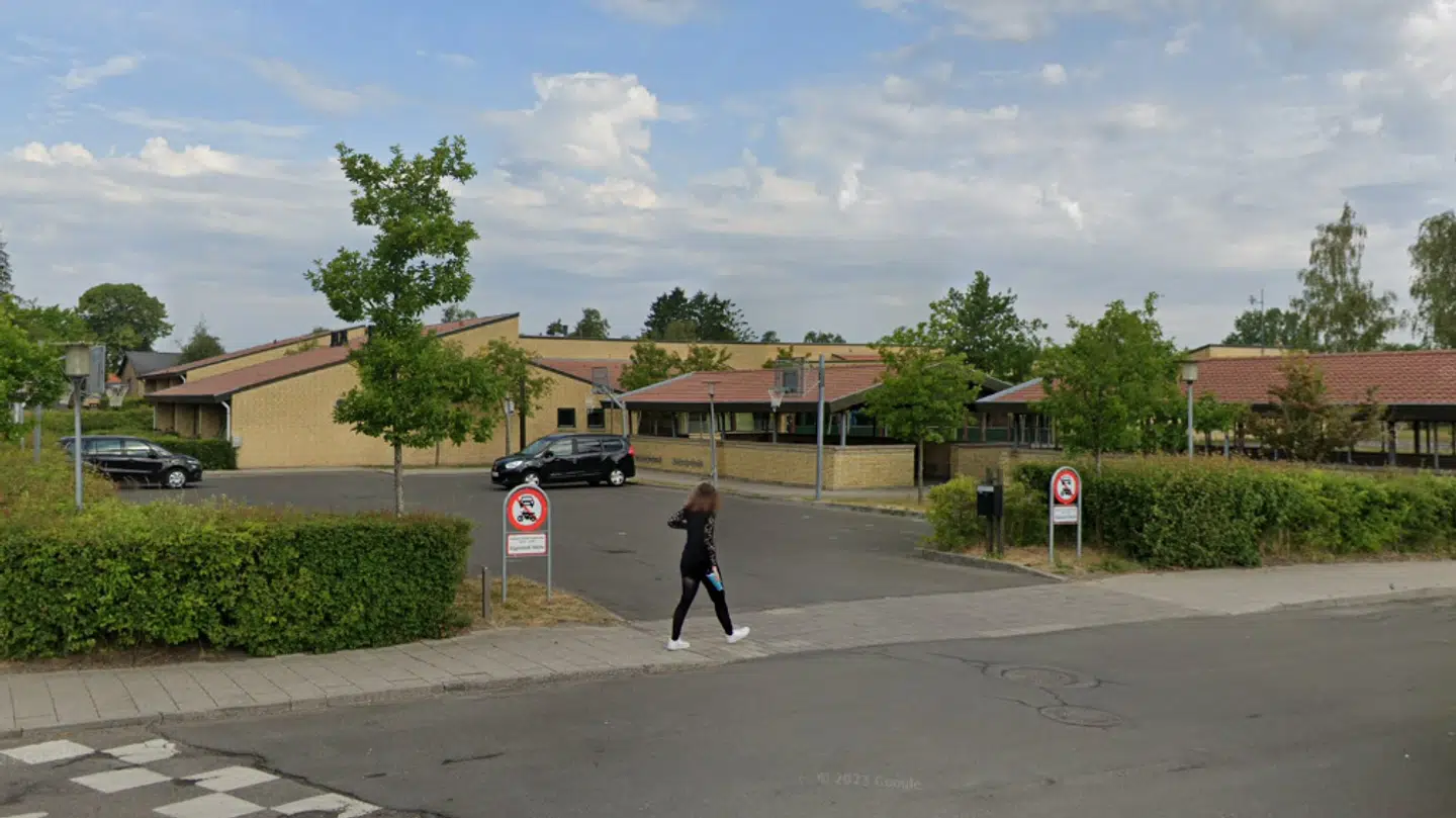 Det var her på Vigersted Skole, at den mandlige lærer skulle have skældt ud på en elev.