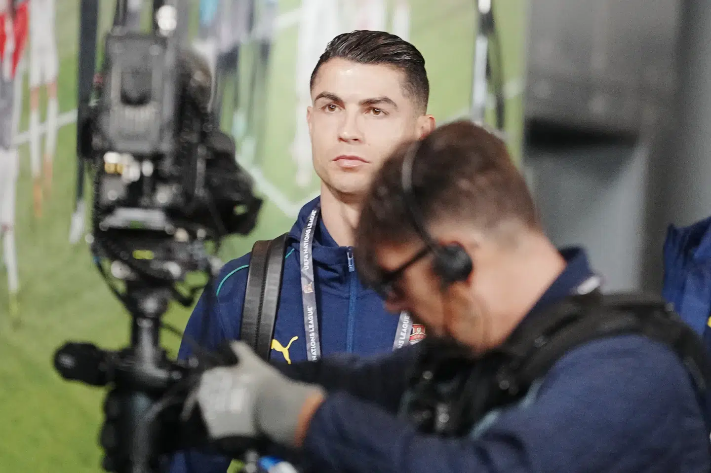 Cristiano Ronaldo til UEFA Nations League playoffkampen i Liga A mellem Danmark og Portugal i Parken i København, torsdag den 20. marts 2024.