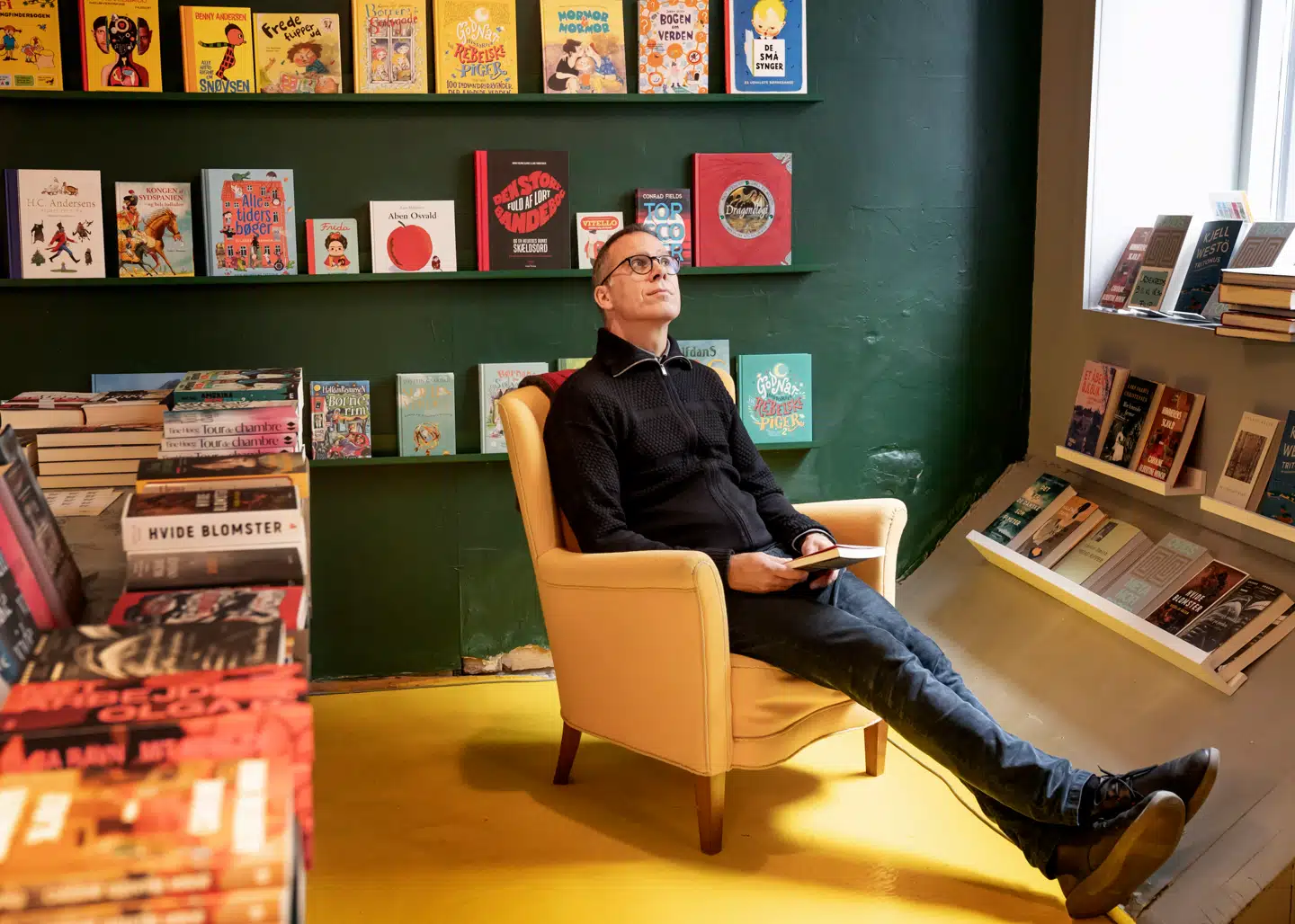 Michael Nellemann ejer Thiemers Magasin ved Værnedamsvej, nu åbner han en boghandel med fokus på kvinder.