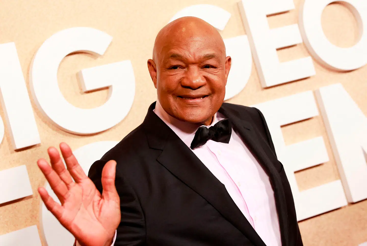 Den amerikanske bokser George Foreman blev 76 år. Her ses han i 2023.
