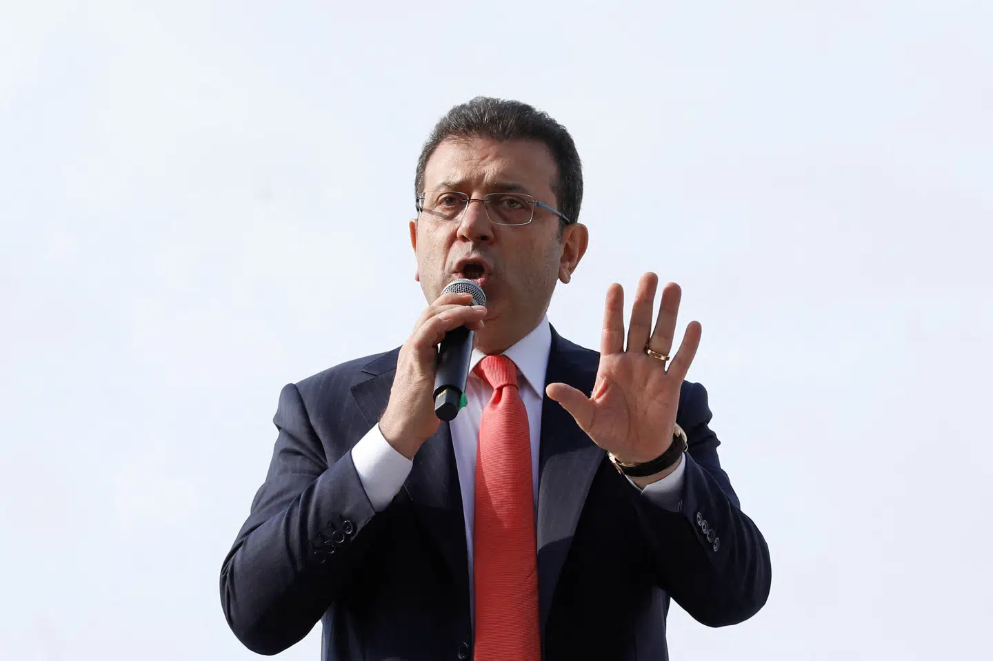 Istanbuls borgmester, Ekrem Imamoglu fra det største oppositionsparti i Tyrkiet, CHP, er blevet varetægtsfængslet i en sag om korruption. (Arkivfoto).