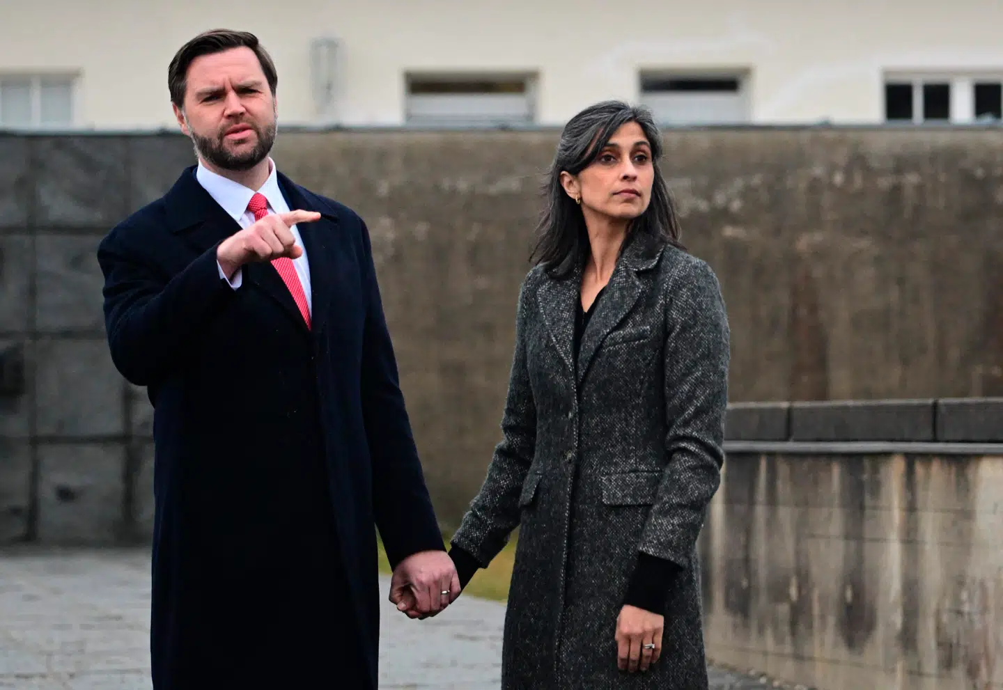 Vicepræsident J.D. Vance med sin hustru, Usha Vance, der snart sætter fødderne på grønlandsk jord.