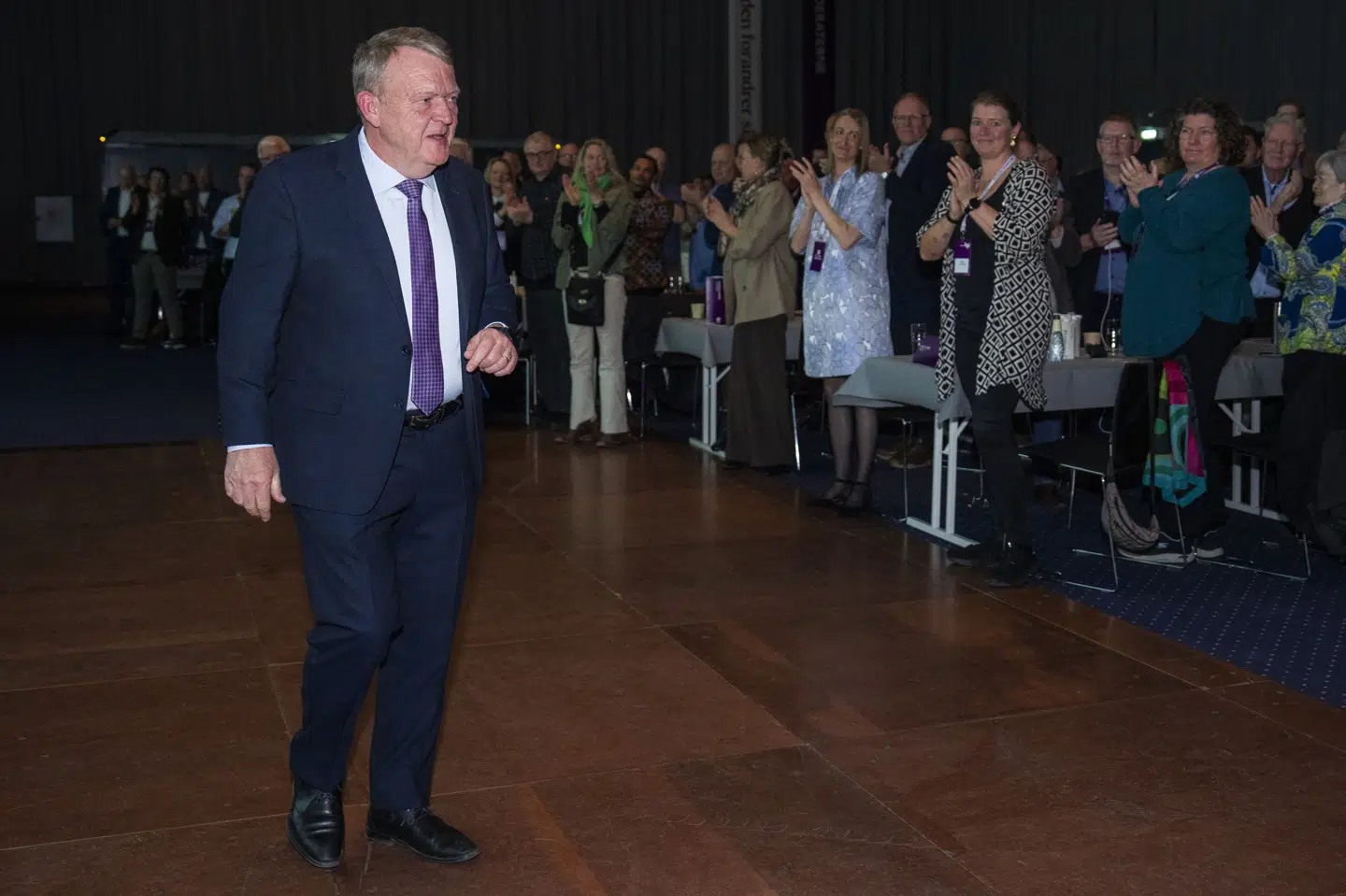 Lars Løkke Rasmussen, der her ses ved Moderaternes årsmøde lørdag, skal lede to møder i FN's Sikkerhedsråd i de kommende dage. (Arkivfoto).