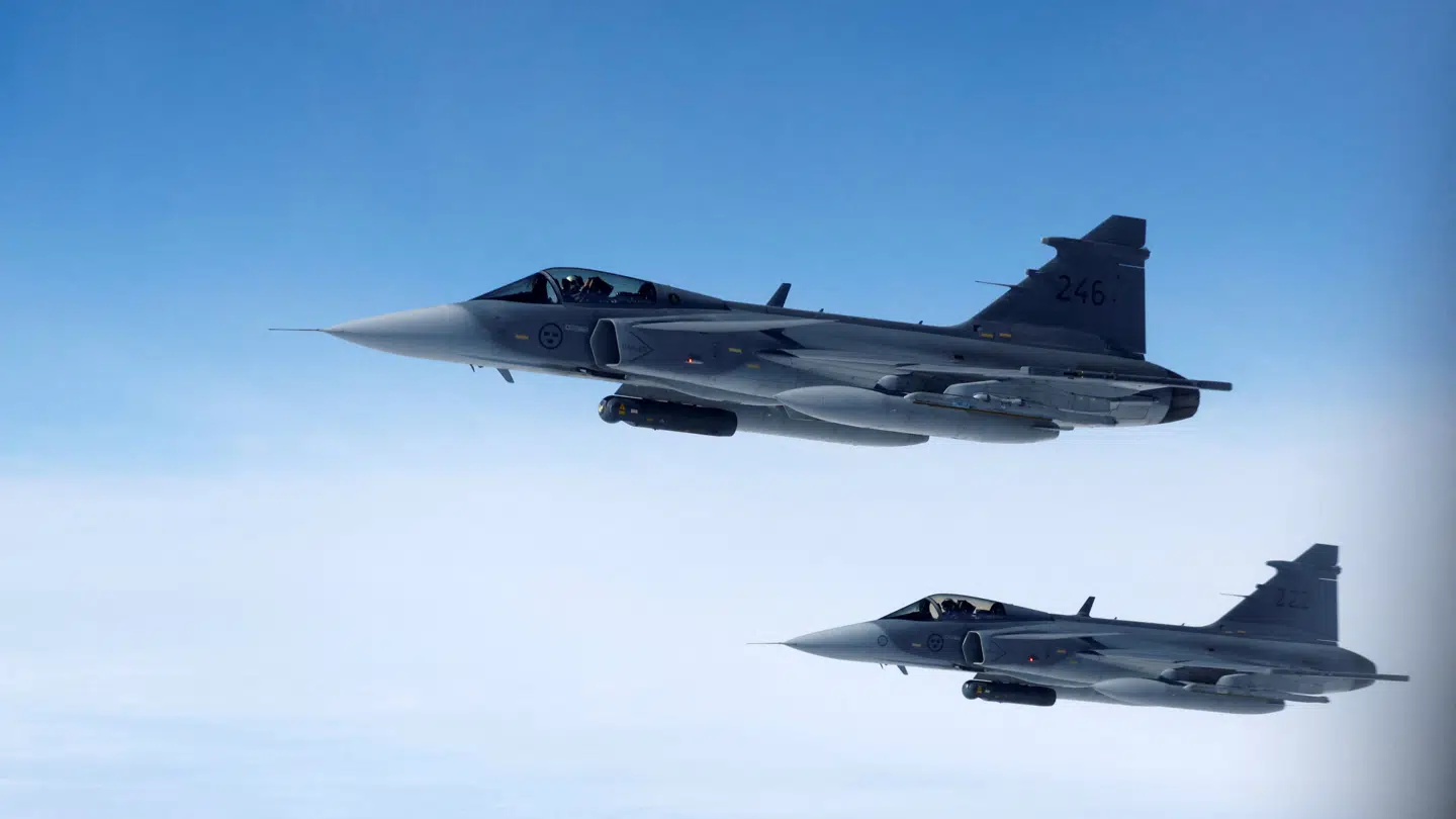 Kampflyproducenten Saab, som ligger i porteføljen hos PensionDanmark, er steget med 600 pct. siden invasionens begyndelse i februar 2022.