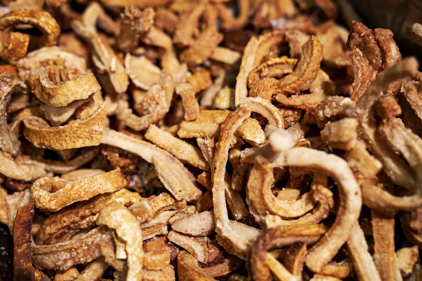 Flæskesværene er solgt i alle Lidl-butikker. Ingen andre produkter af mærket Snack Day er berørt af
tilbagekaldelsen. (Arkivfoto).