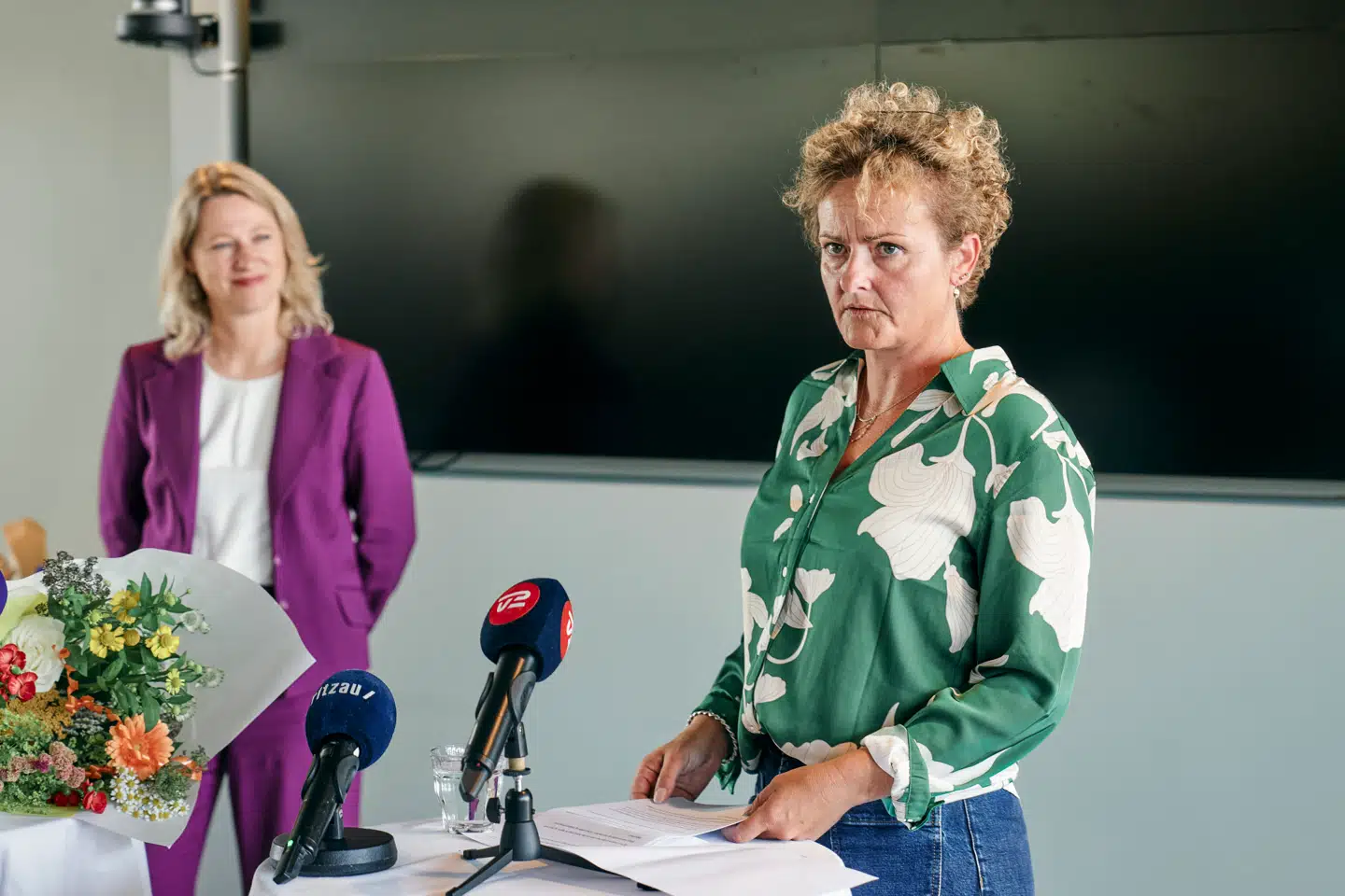 Pernille Rosenkrantz-Theil (th.) er Socialdemokratiets overborgmesterkandidat.