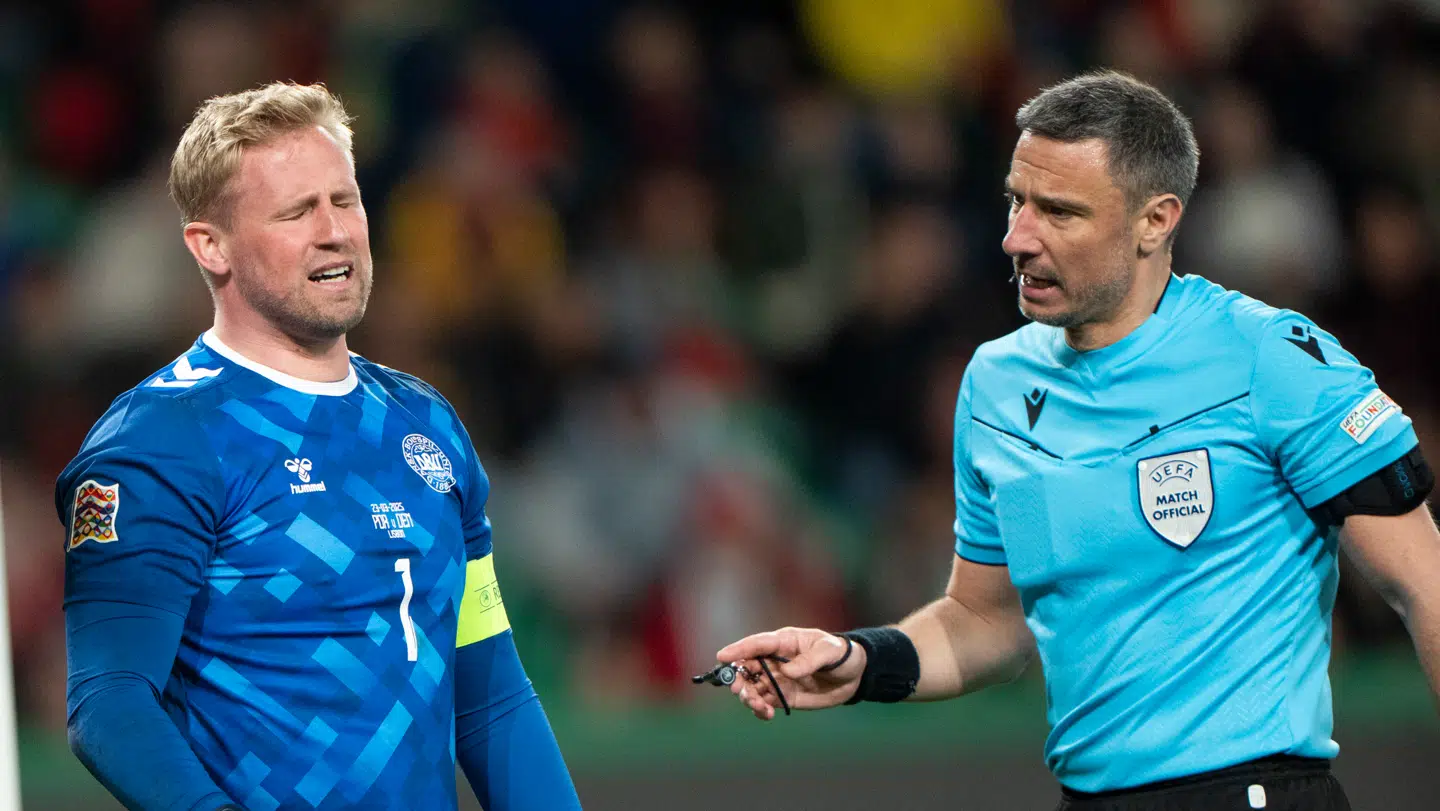 Kasper Schmeichel var i store smerter i 5-2-nederlaget.
