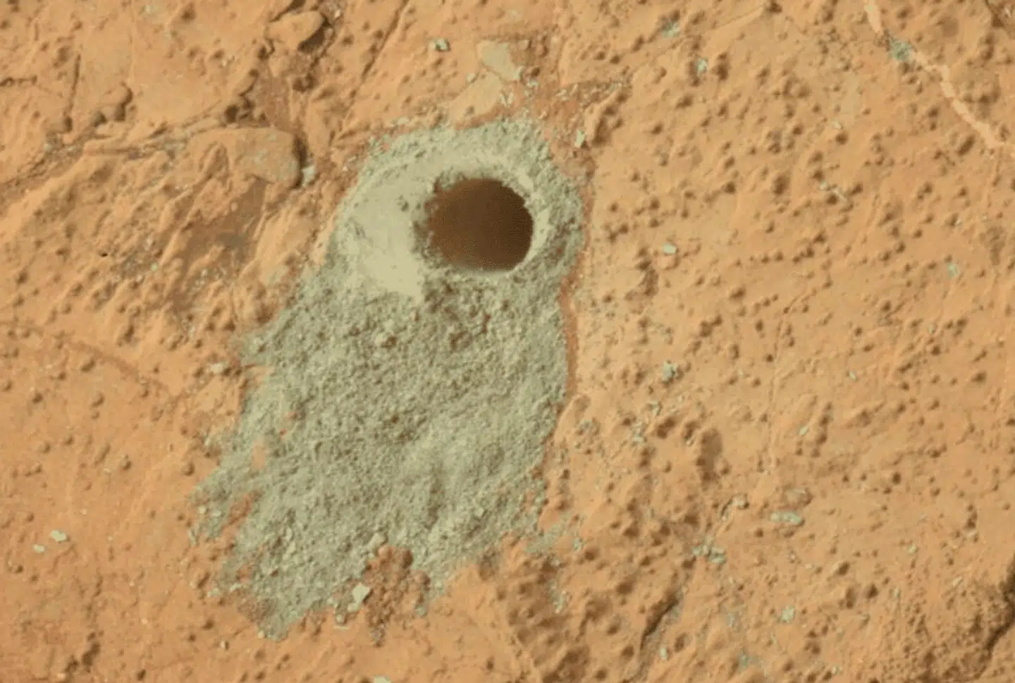 Pulveriseret stenstøv fra Mars ser ud til at indeholde spor af fedtsyrer. Foto: Cover Images/Zuma/Scnapix